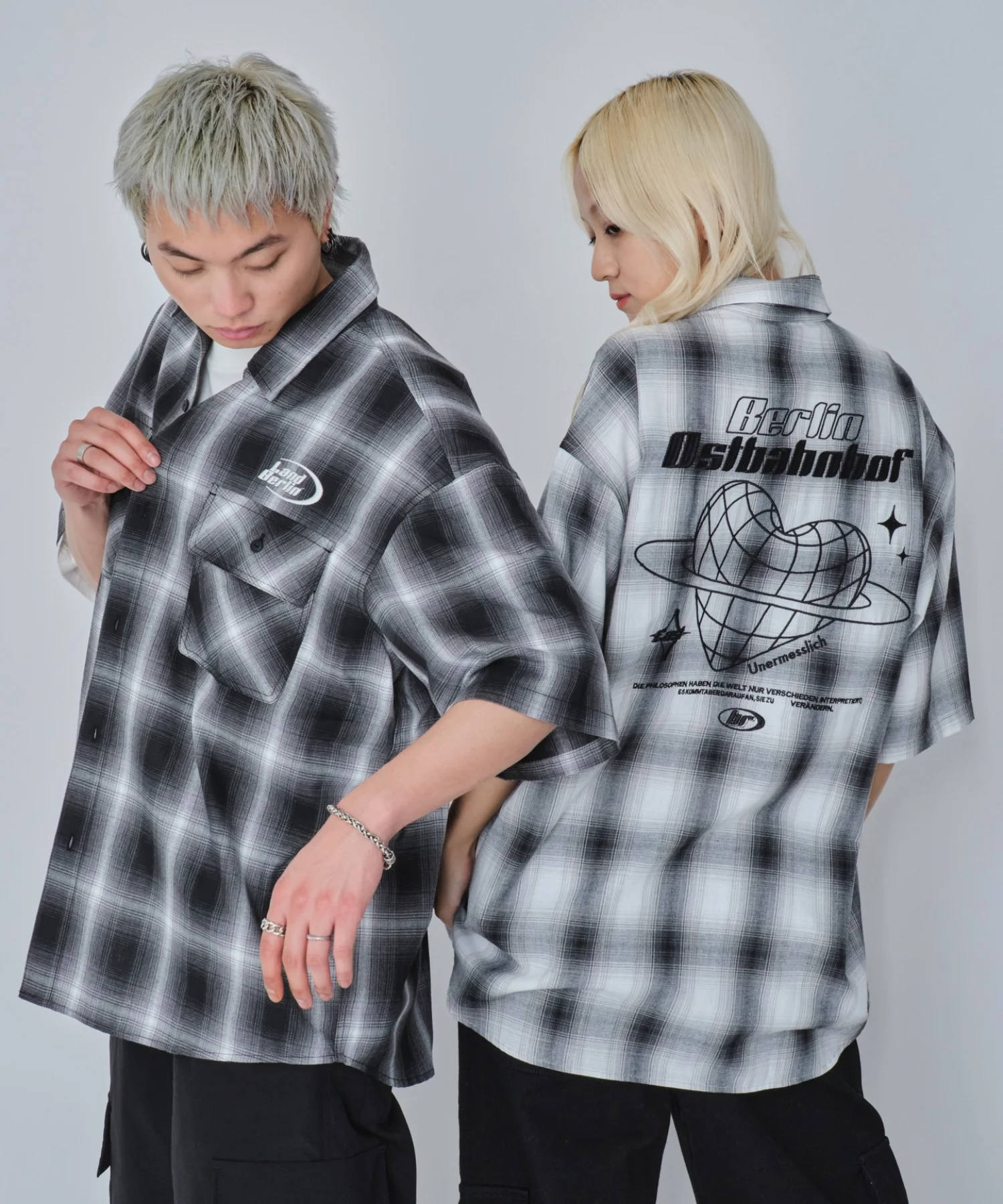 グラフィックオンブレチェックシャツ（SS） - Image 5