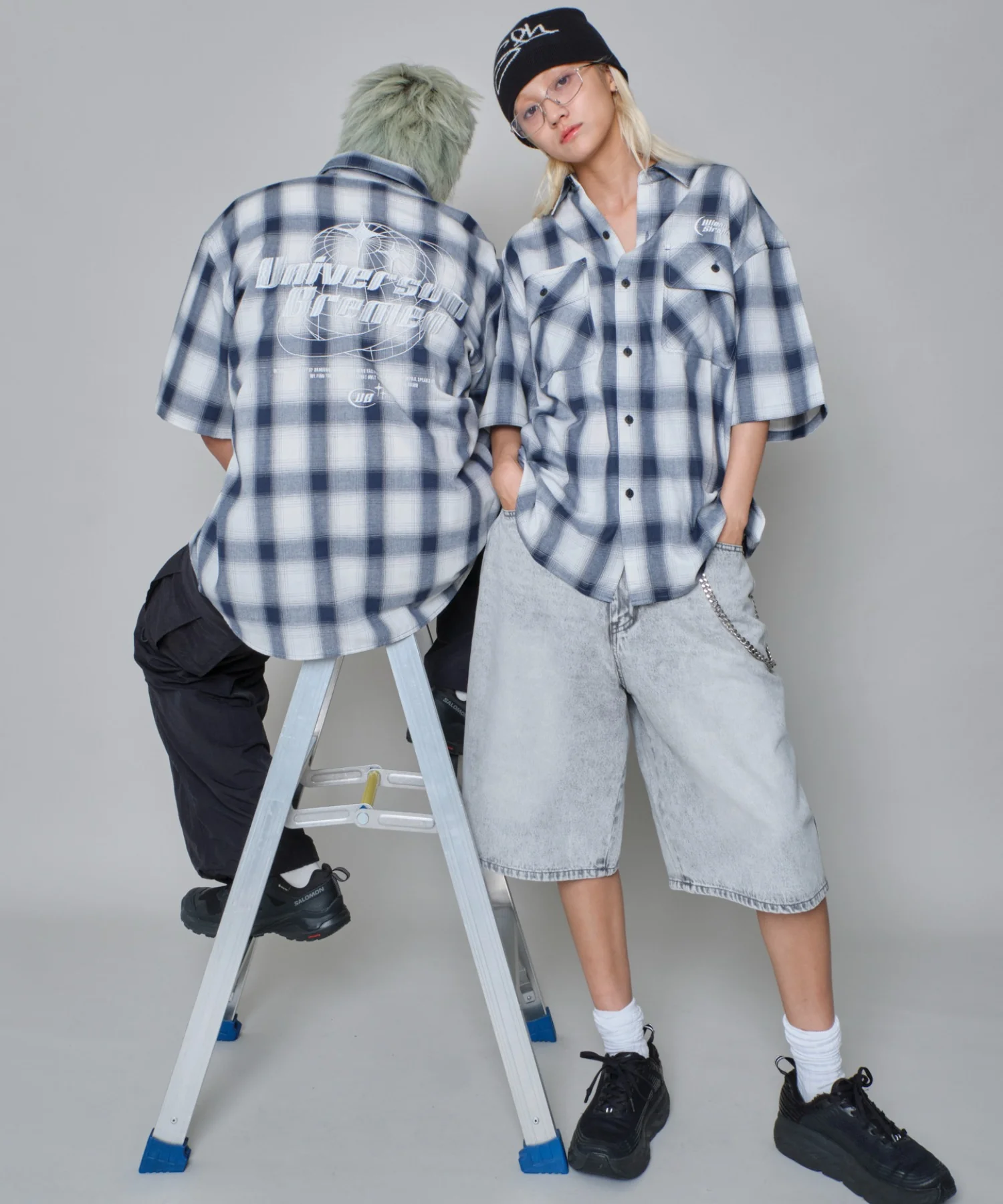 グラフィックオンブレチェックシャツ（SS） - Image 6