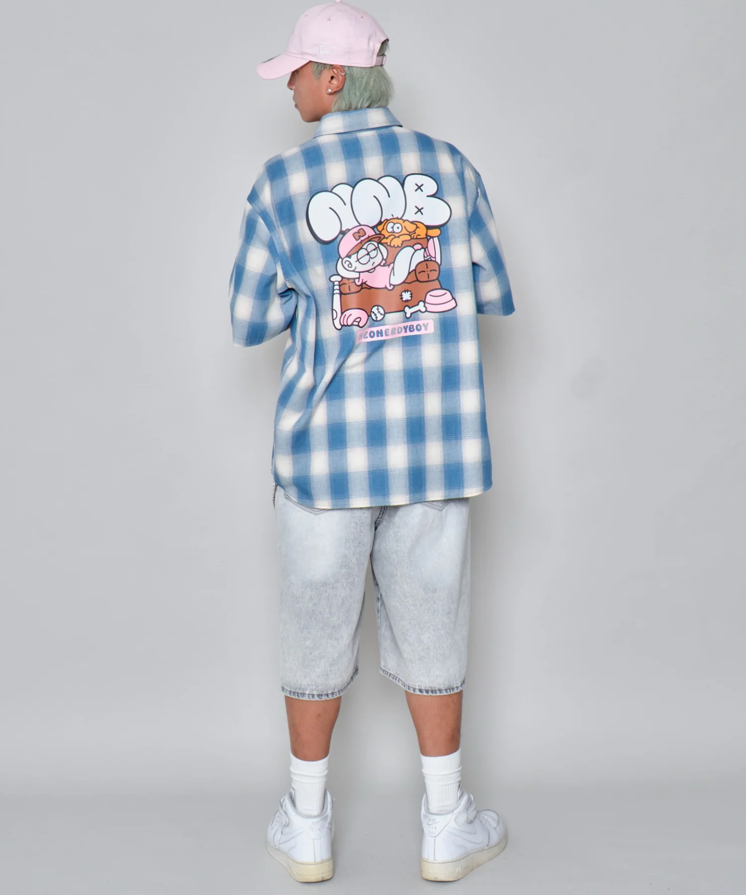 イラストオンブレチェックシャツ（SS） - Image 24