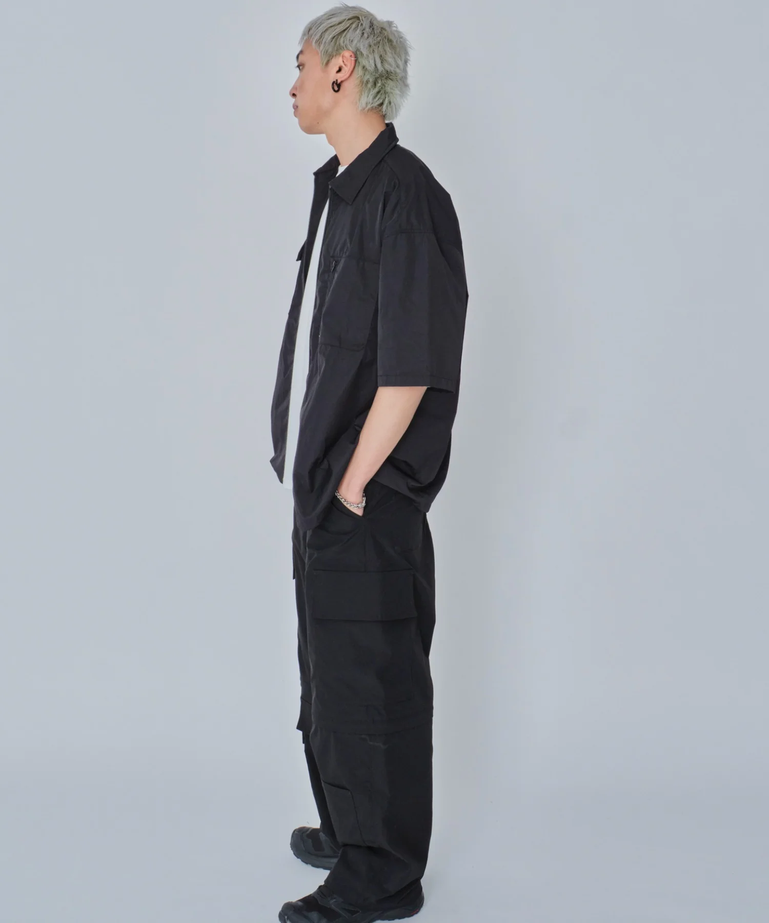 ナイロンメッシュZIPシャツ（SS） - Image 12