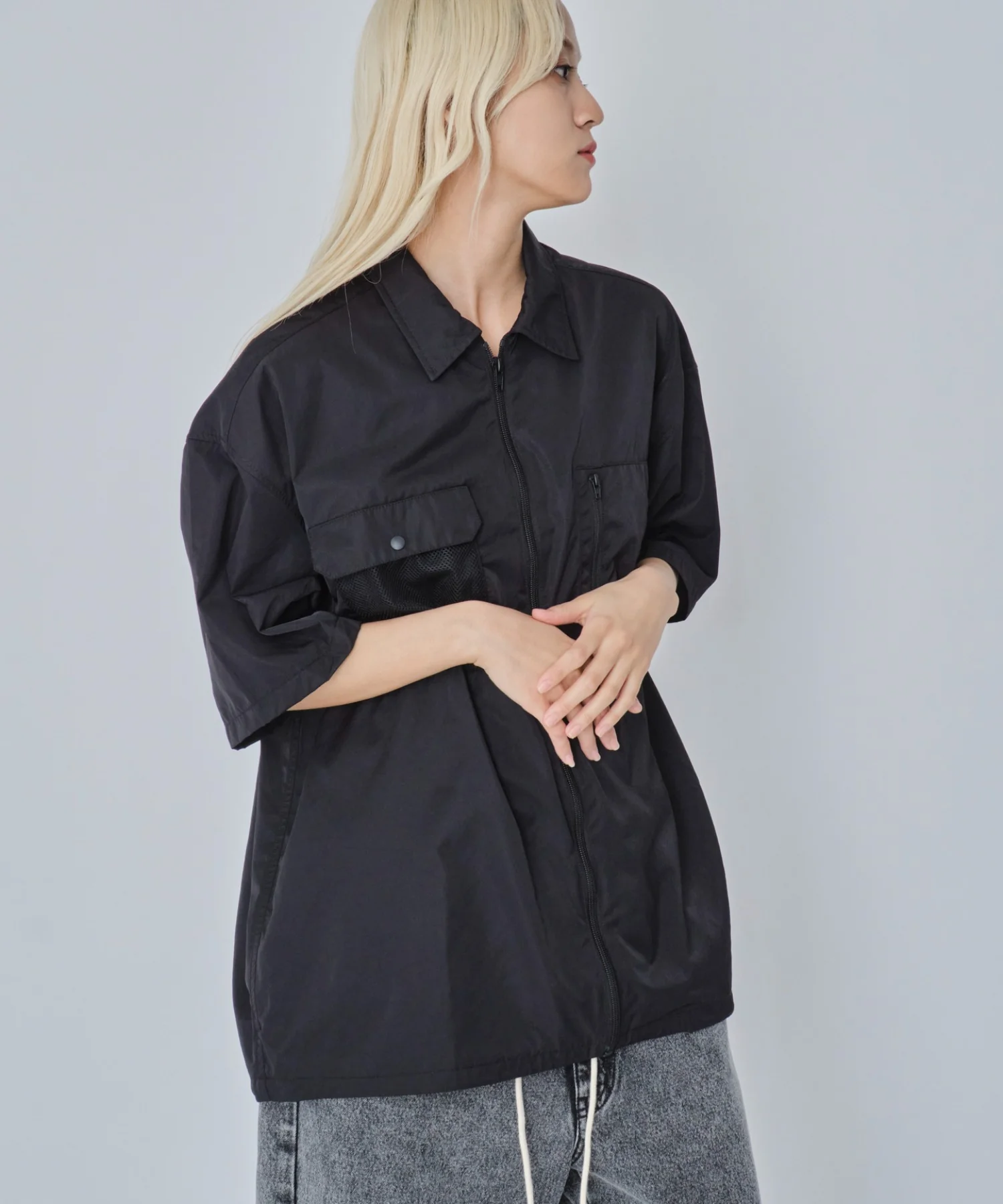 ナイロンメッシュZIPシャツ（SS） - Image 16