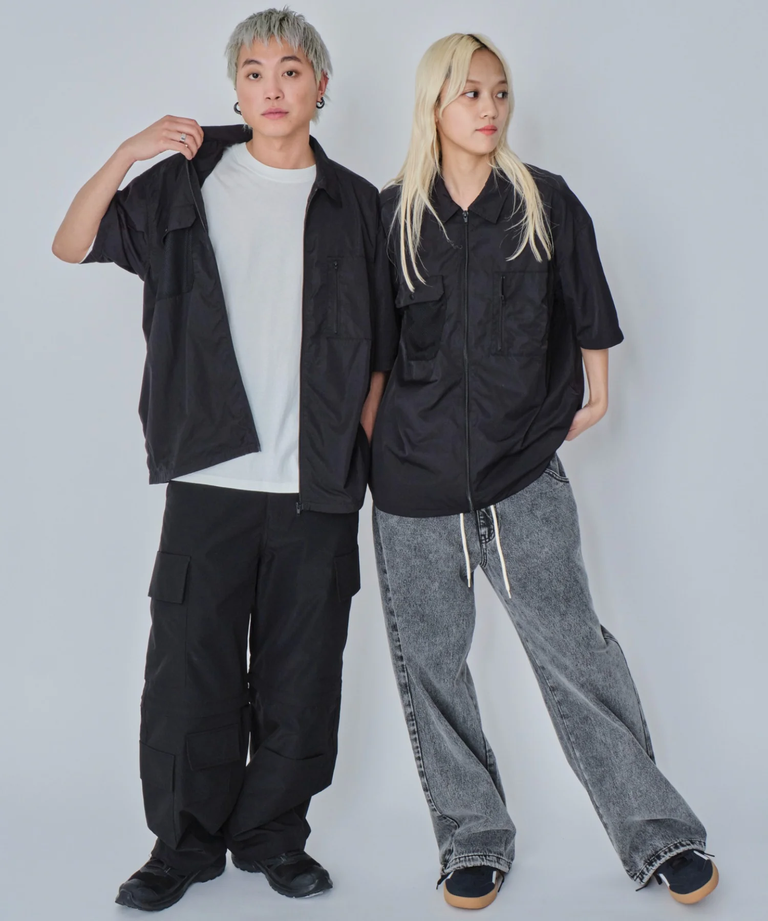 ナイロンメッシュZIPシャツ（SS） - Image 2