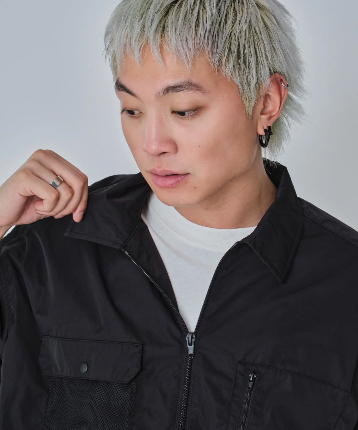 ナイロンメッシュZIPシャツ（SS） - Image 5
