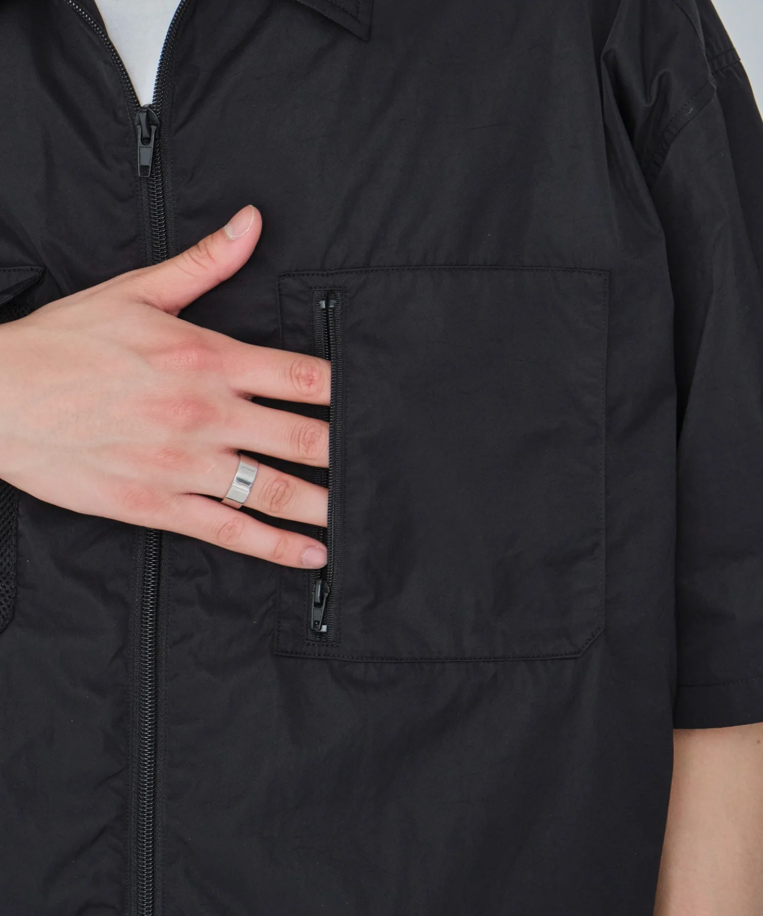 ナイロンメッシュZIPシャツ（SS） - Image 7