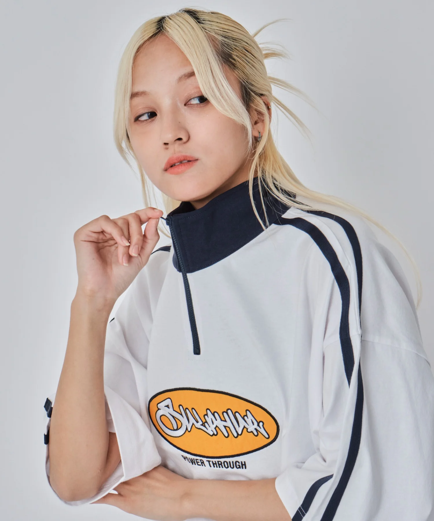 ヘビーウェイトハーフジップT（SS） - Image 12
