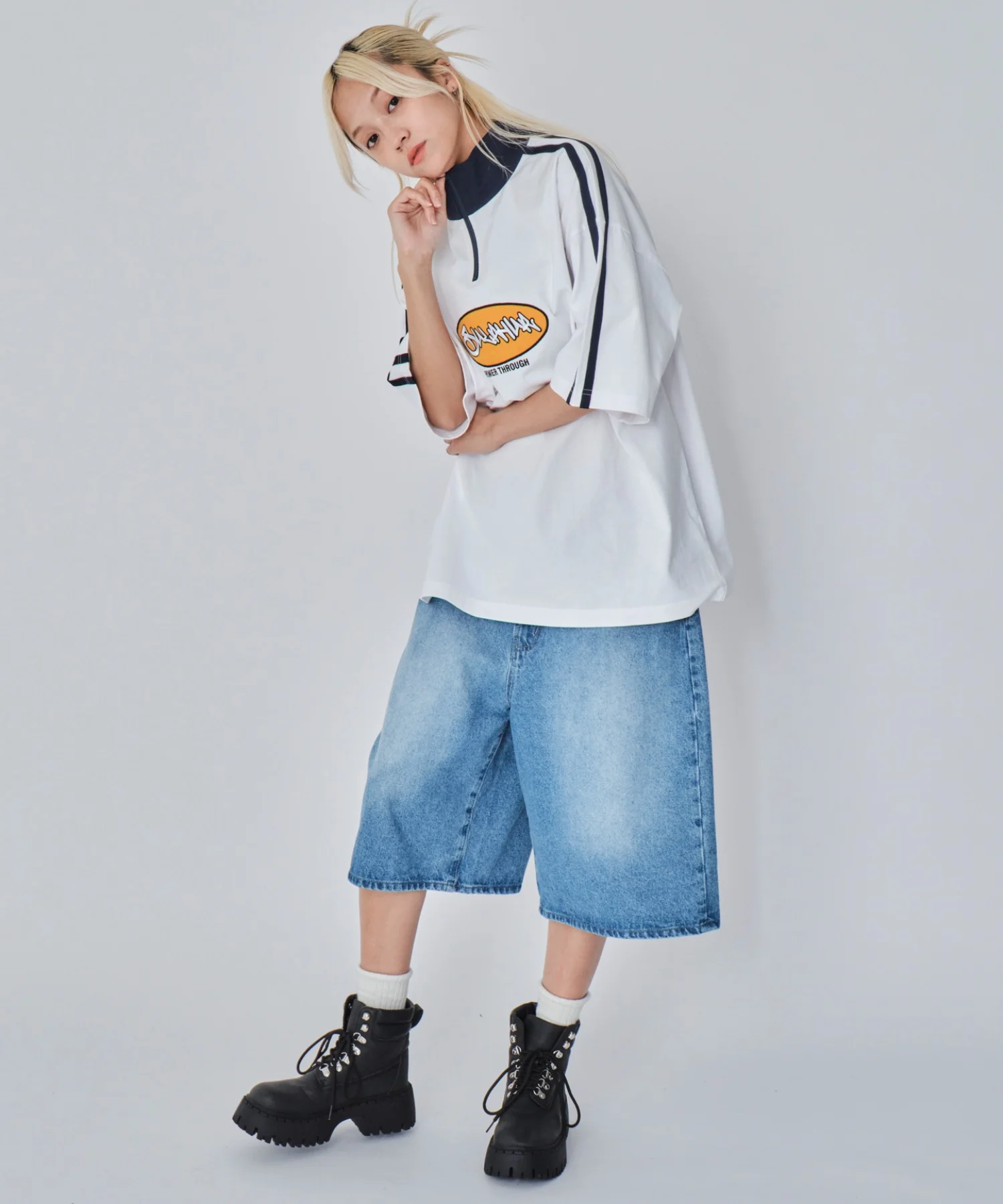 ヘビーウェイトハーフジップT（SS） - Image 14