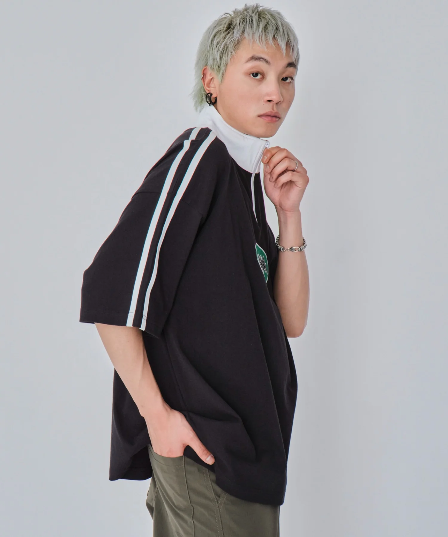 ヘビーウェイトハーフジップT（SS） - Image 16