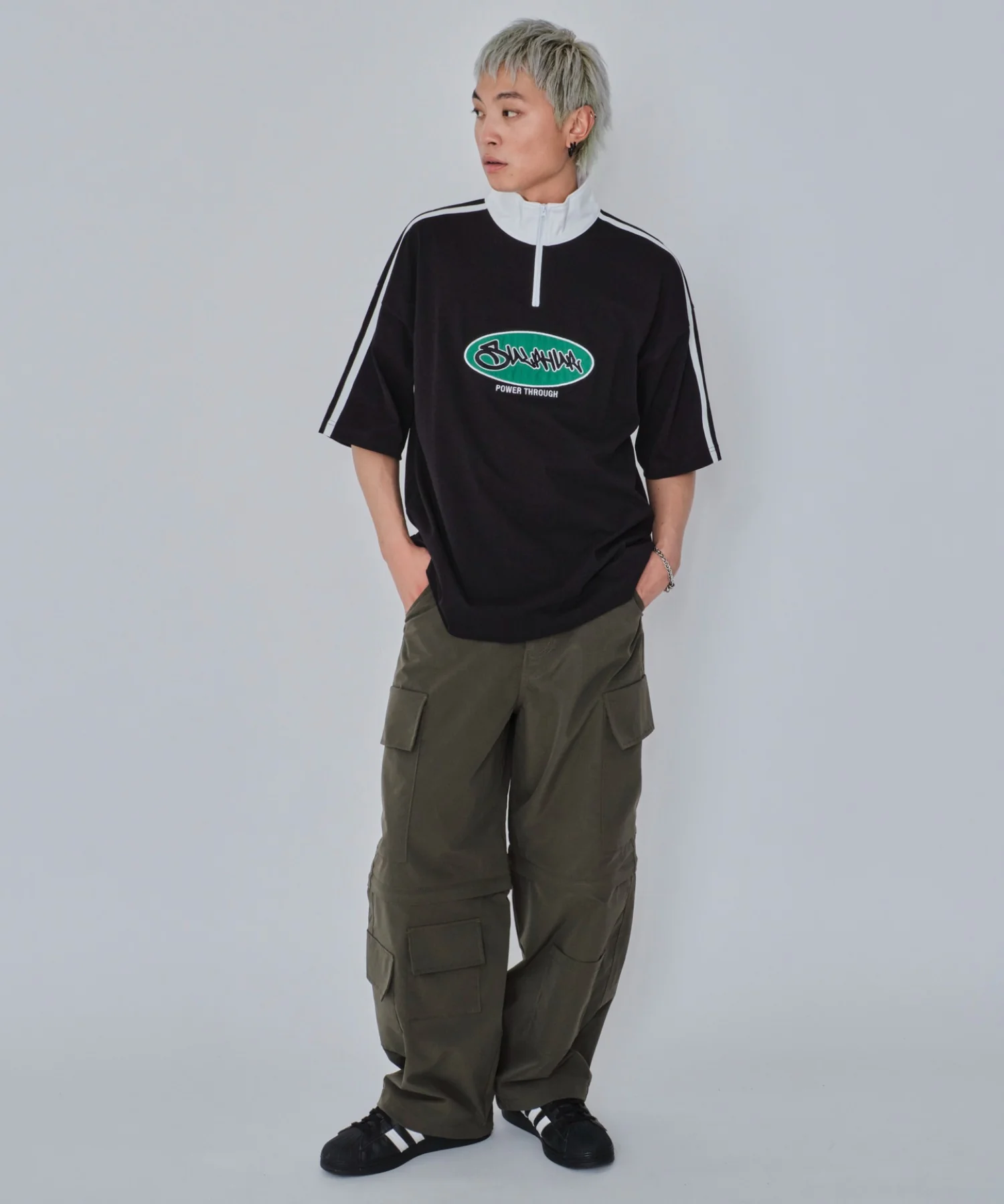 ヘビーウェイトハーフジップT（SS） - Image 17