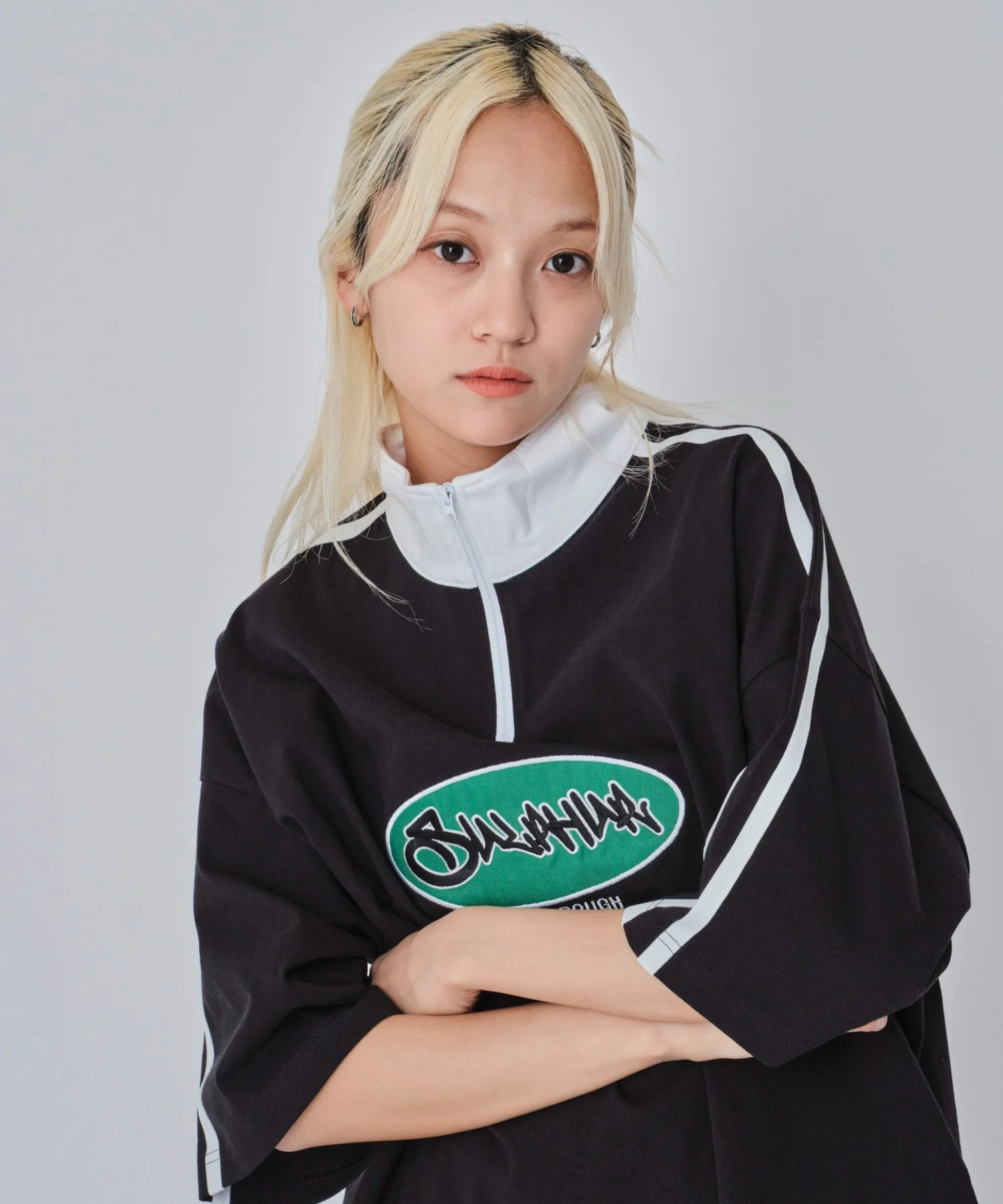 ヘビーウェイトハーフジップT（SS） - Image 19