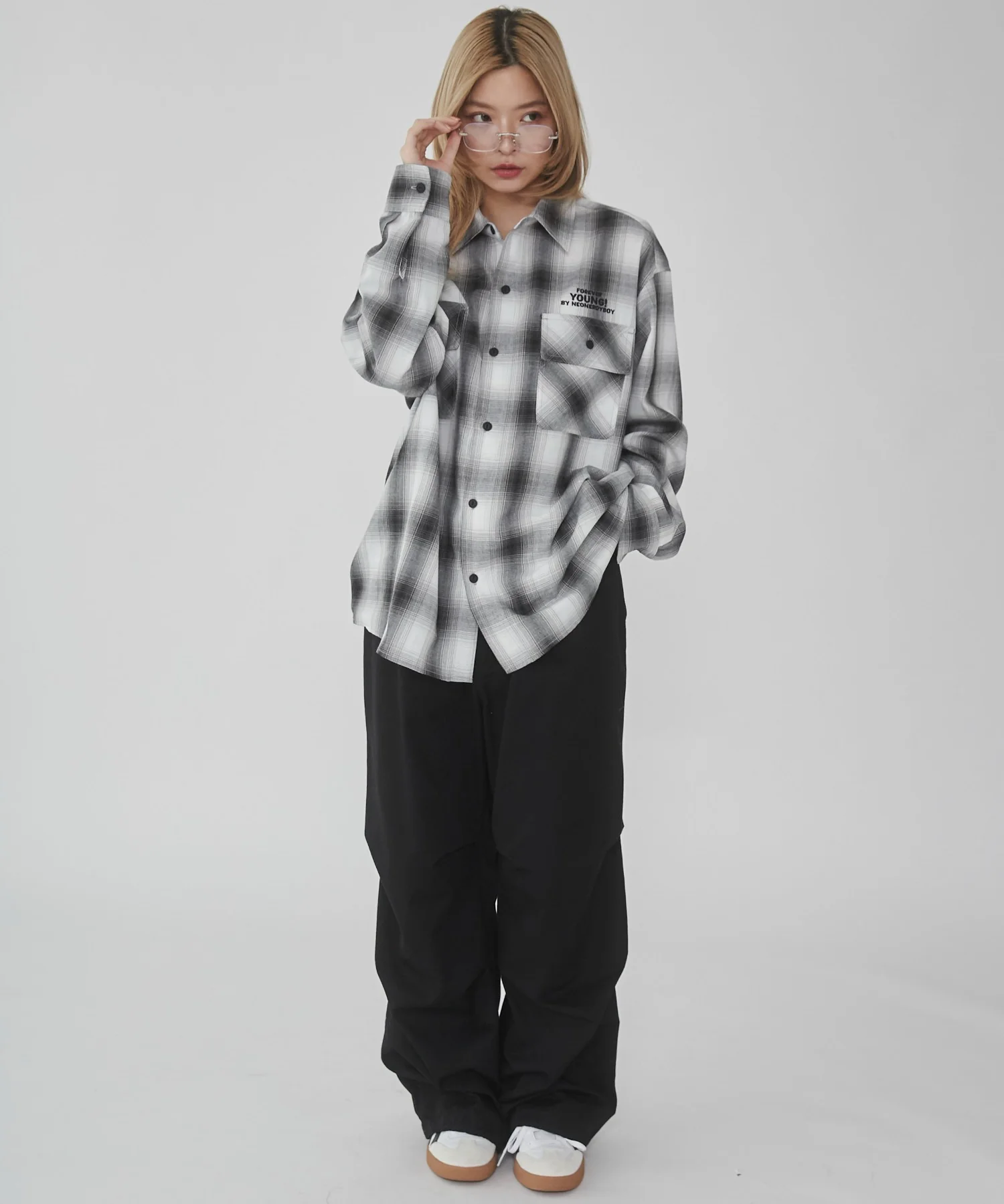 グラフィックオンブレチェックシャツ（LS） - Image 14
