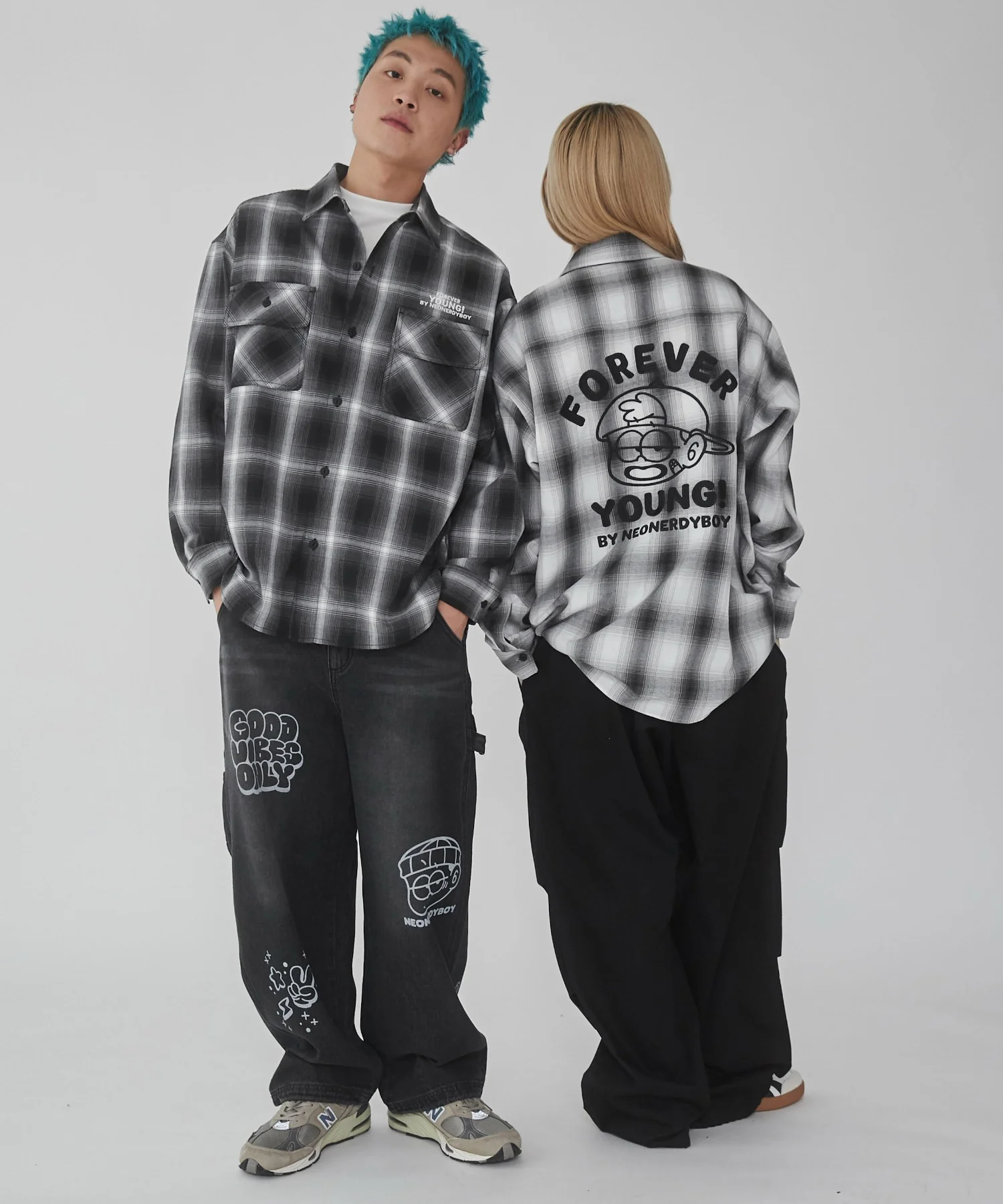 グラフィックオンブレチェックシャツ（LS） - Image 5
