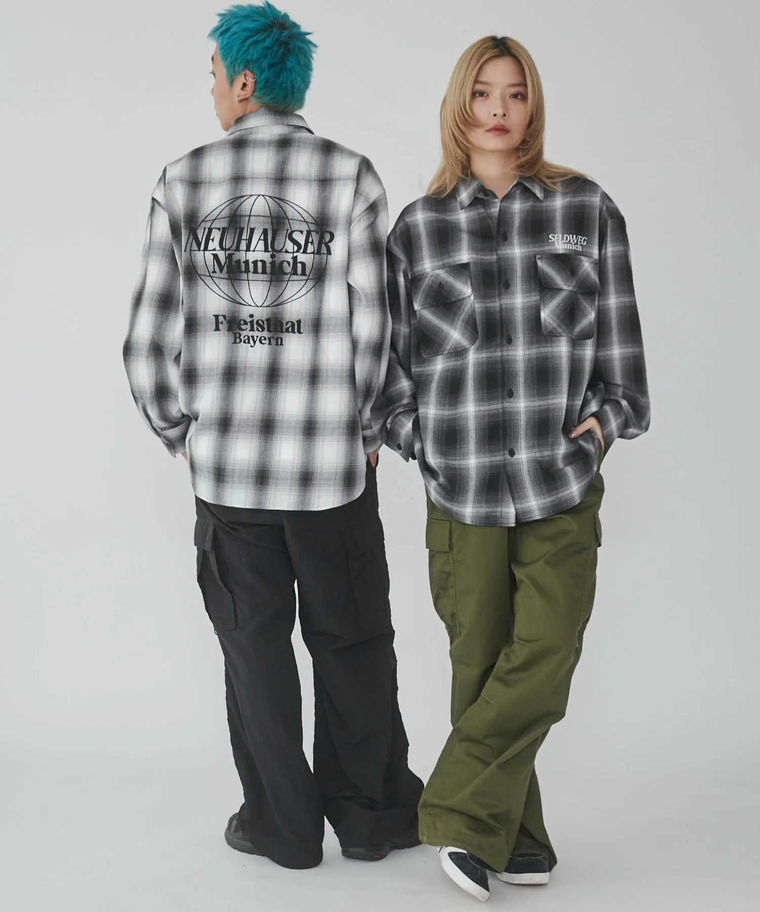 グラフィックオンブレチェックシャツ（LS） - Image 8