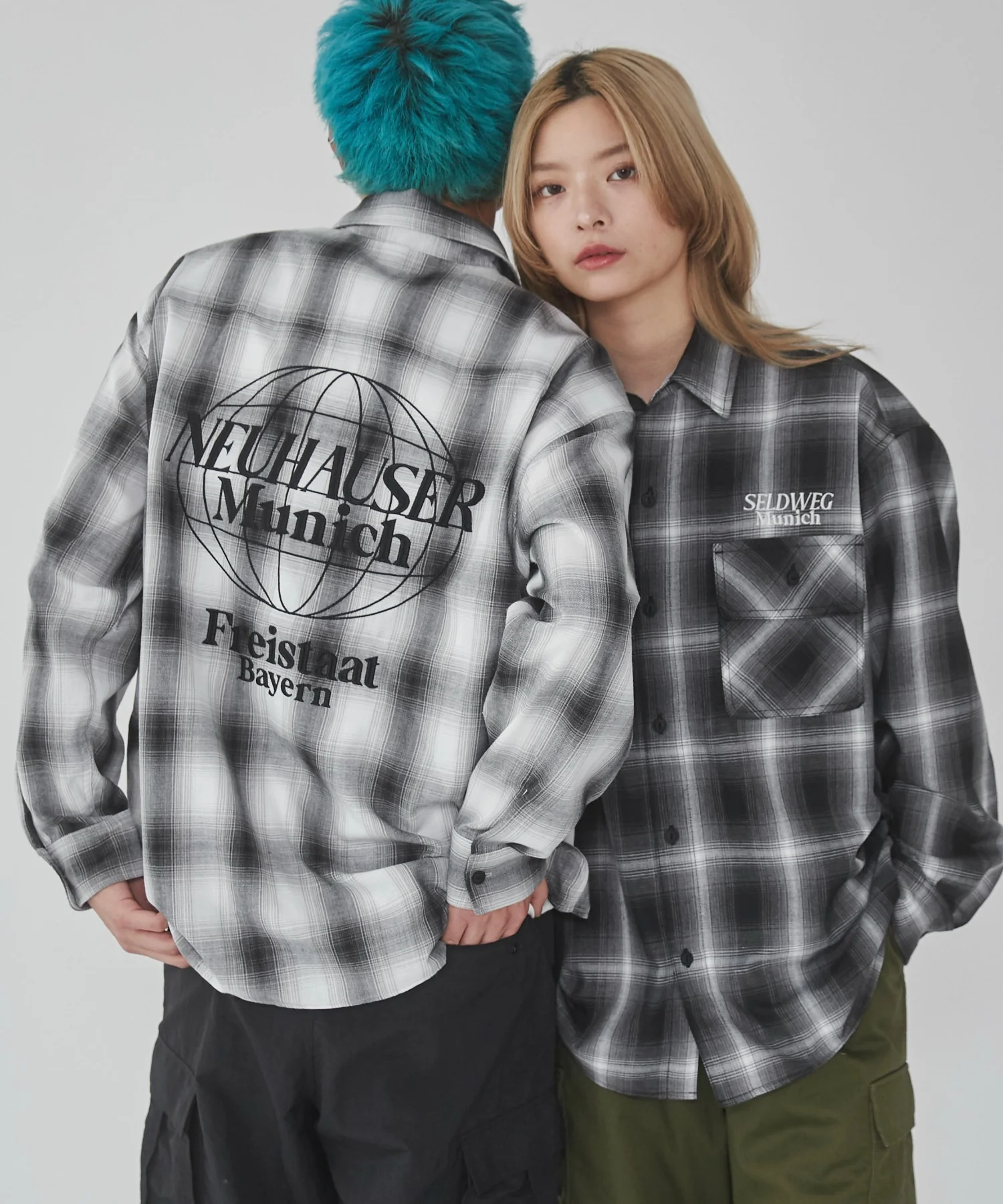 グラフィックオンブレチェックシャツ（LS） - Image 9