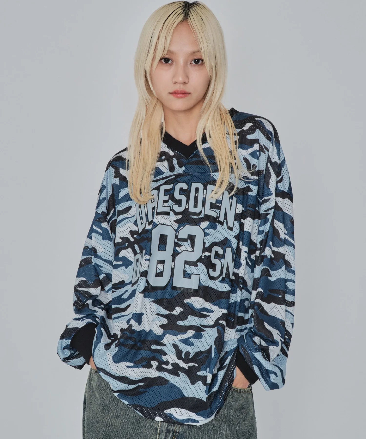 カモフラナンバリングホッケーT（LS） - Image 3
