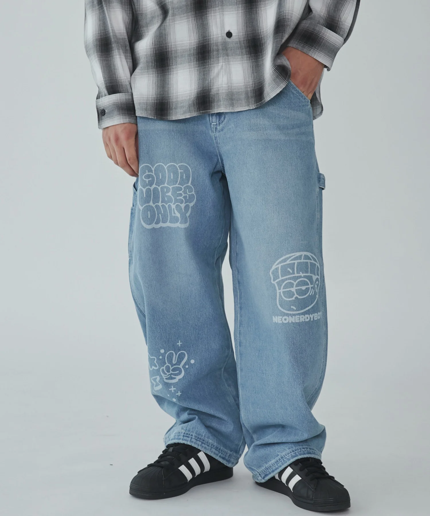 イージーペインターグラフィックデニムパンツ - Image 2