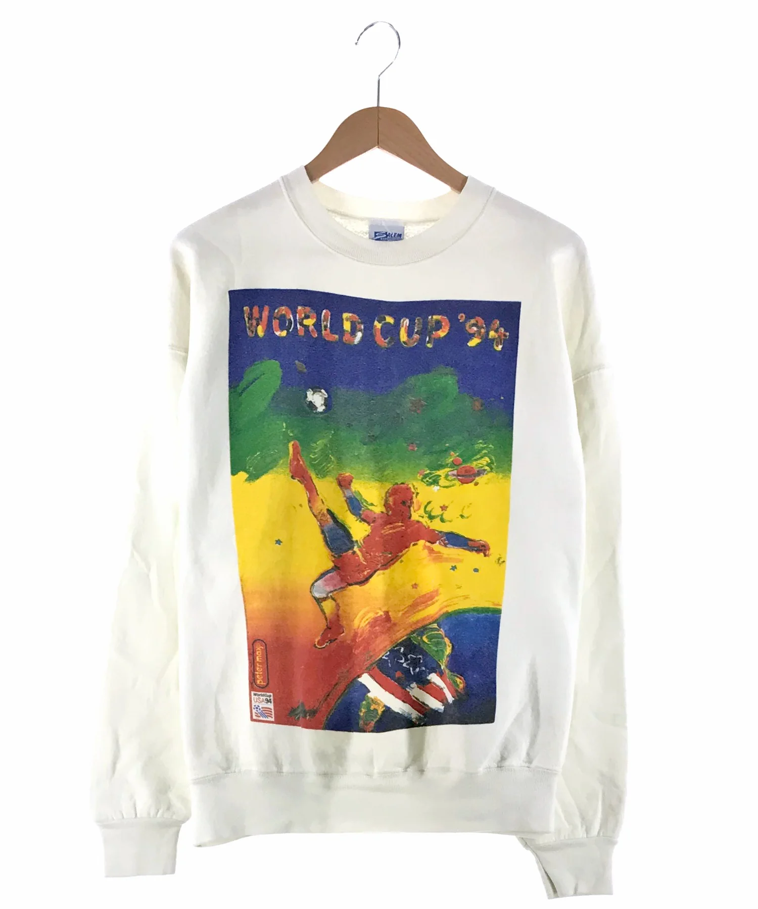 90'S ピーターマックス プリントスウェット WORLD CUP '94