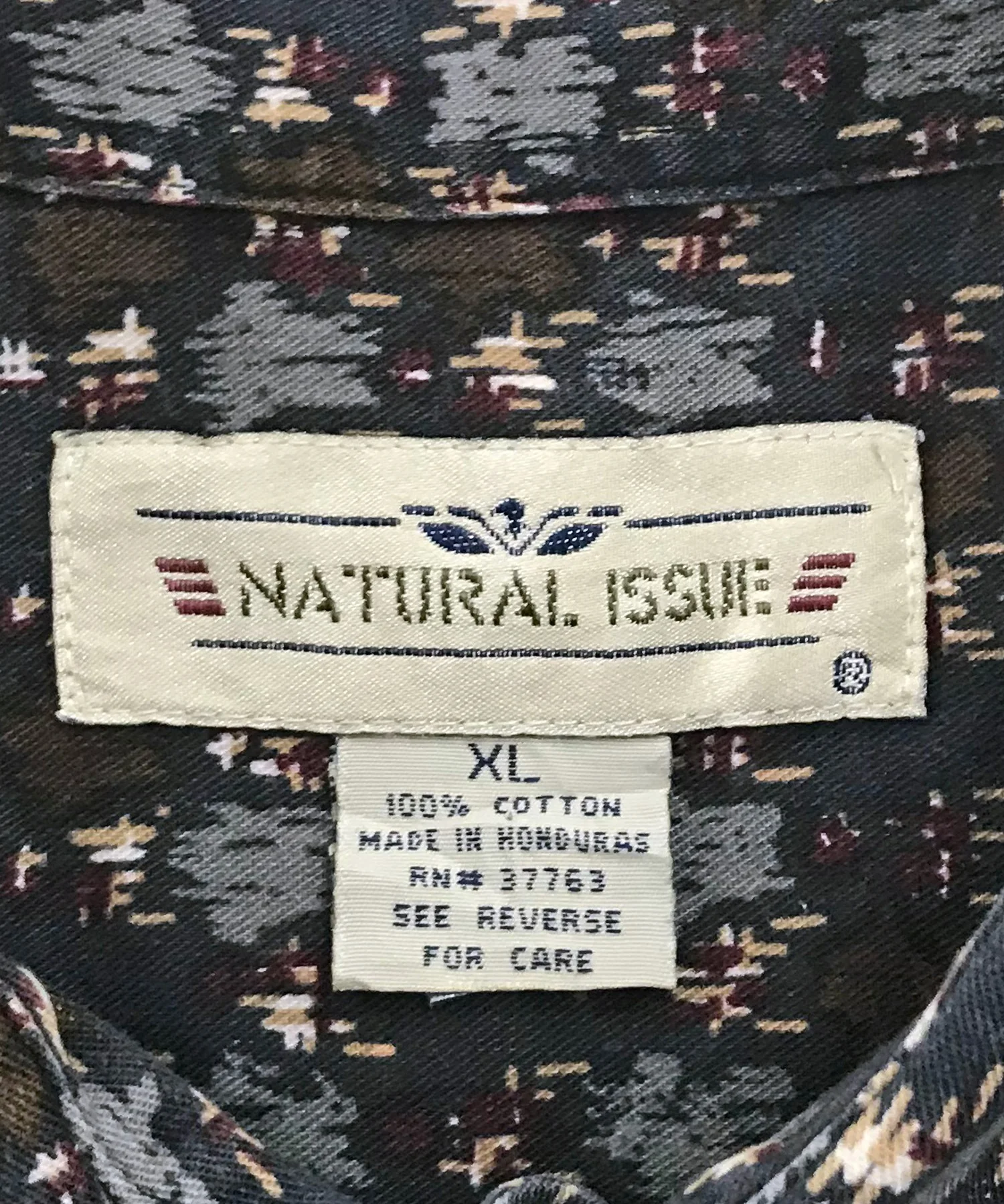 NATURAL ISSUE 柄シャツ - Image 3