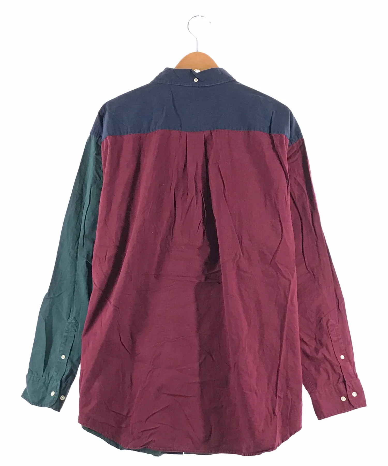ROUNDTREE & YORKE 柄シャツ 3色切替 ボーダー - Image 2