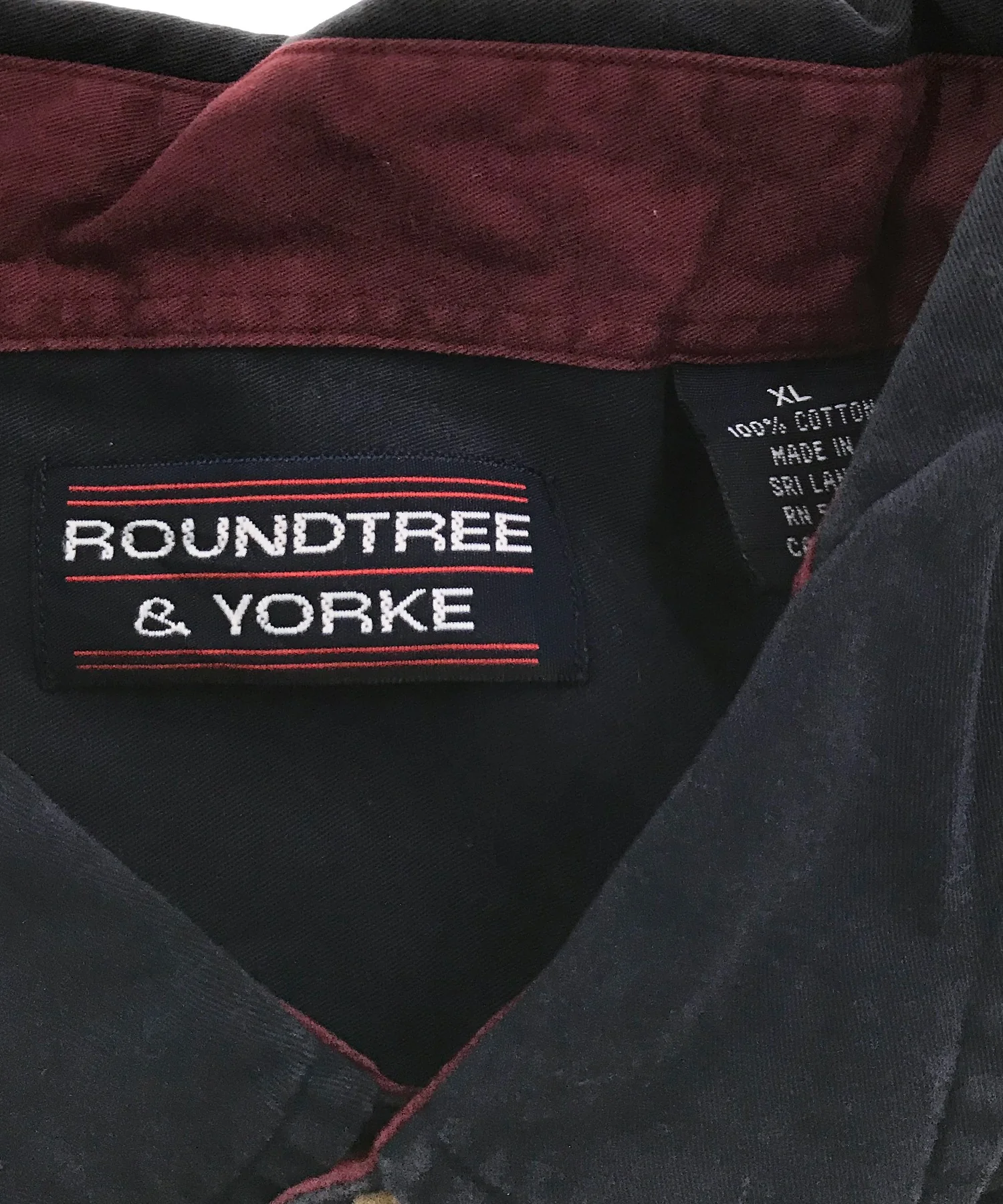 ROUNDTREE & YORKE 柄シャツ 3色切替 ボーダー - Image 3
