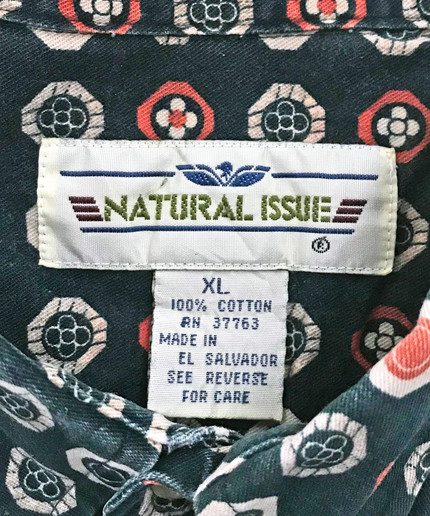 NATURAL ISSUE 柄シャツ - Image 3