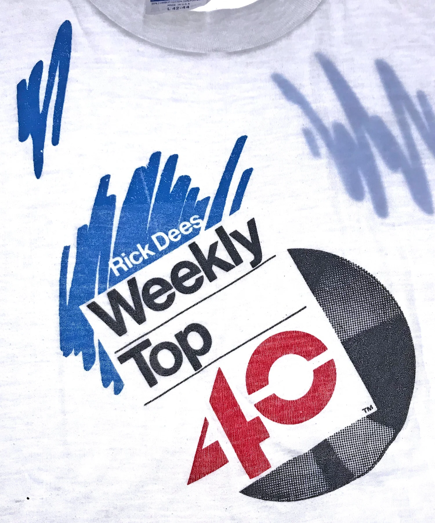 Rick Dees Weekly Top 40 90STシャツ - Image 4