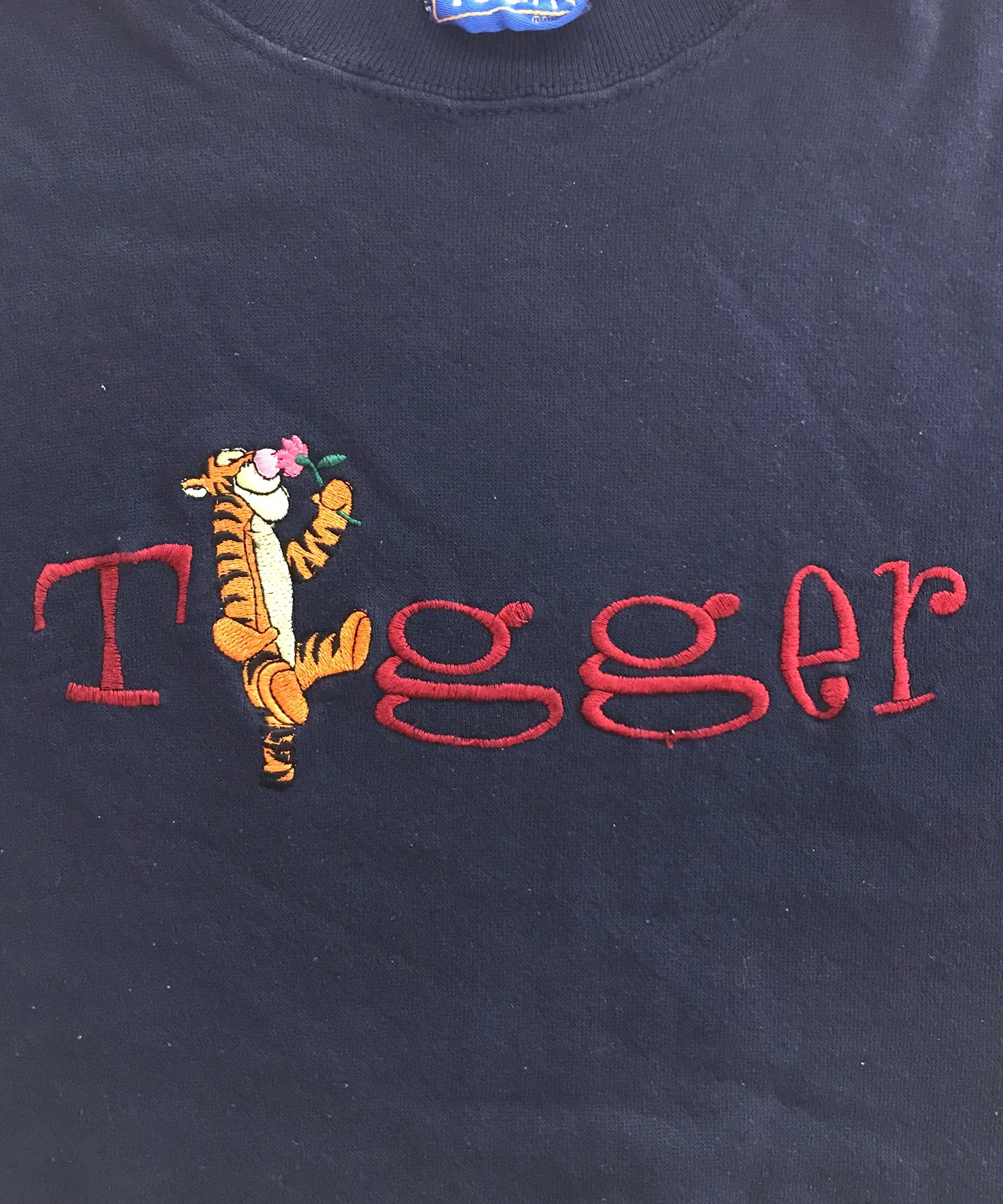 Disney ティガー ノースリーブスウェット キャラクター 刺繍 Pooh - Image 4