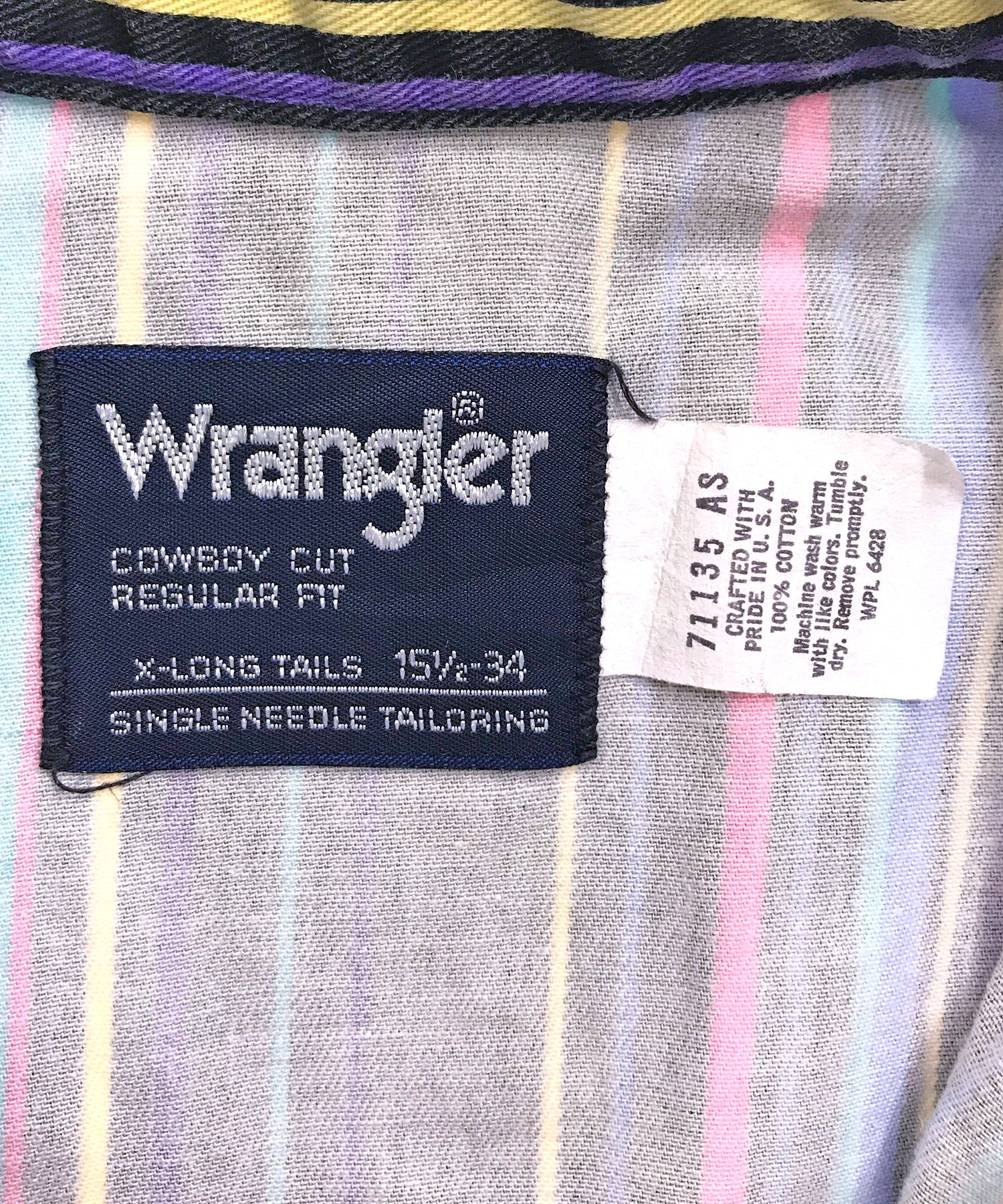 Wrangler ストライプシャツ カウボーイカット ボタンダウン - Image 3