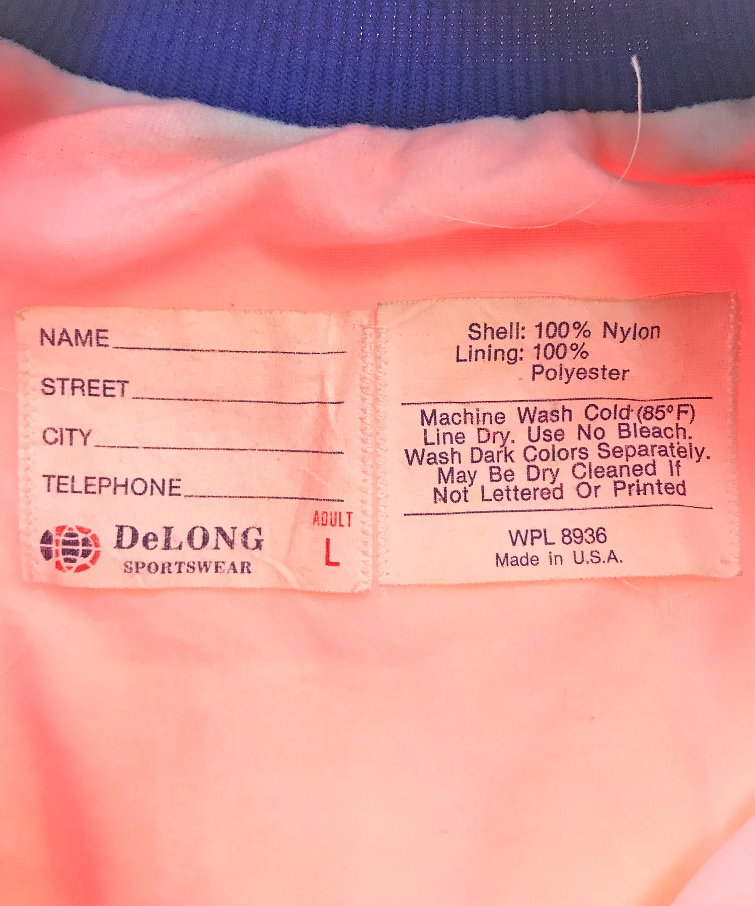 DeLONG チームロゴナイロンジャケット - Image 3