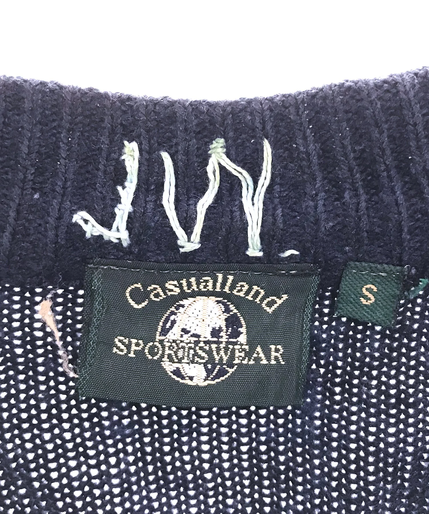 Casualland SPORTSWEAR 総柄カーディガン - Image 4