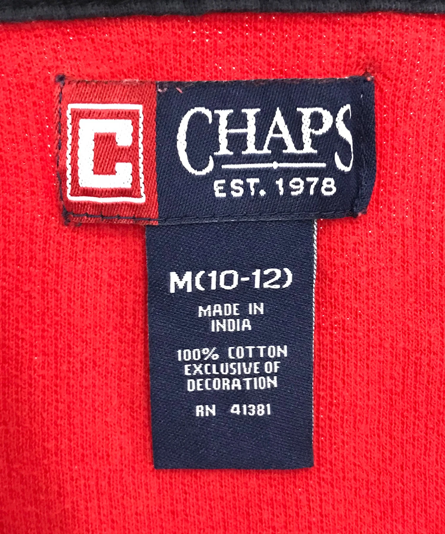 CHAPS ハーフZIPニット - Image 3