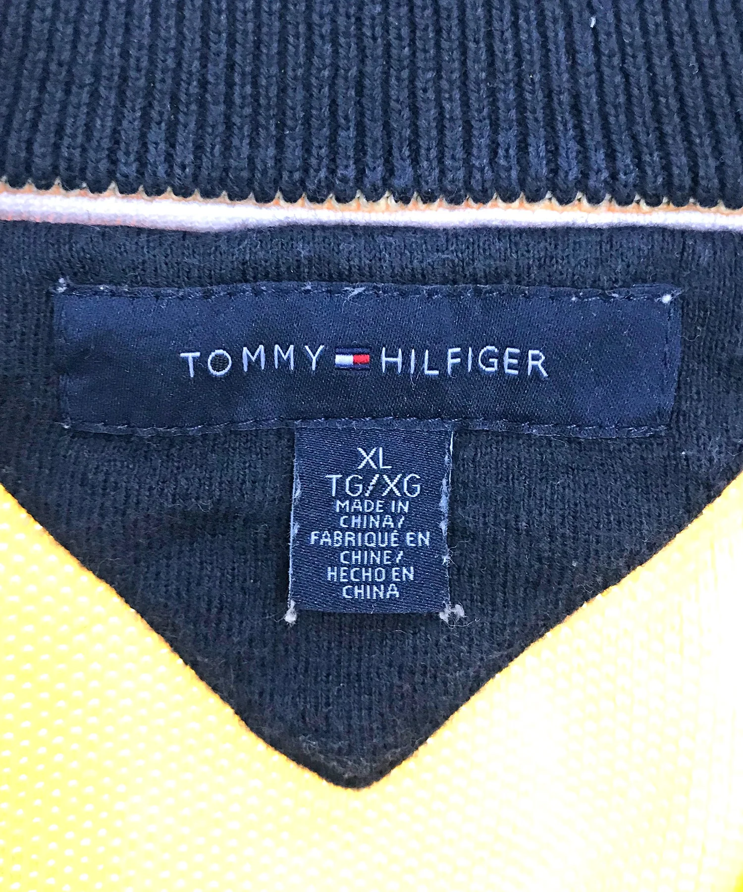 TOMMY ブランドハーフZIPニット - Image 3