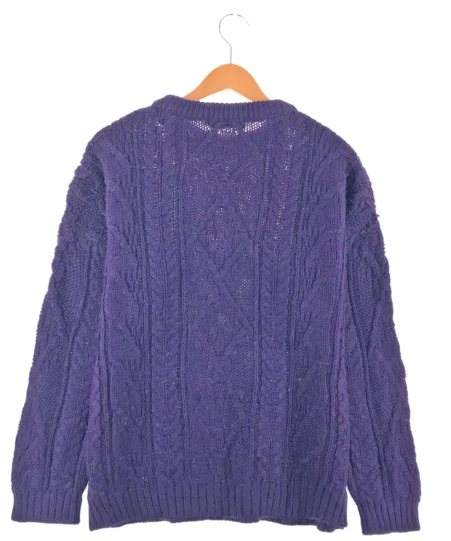 British Wool naturally フィッシャーマンニット - Image 2