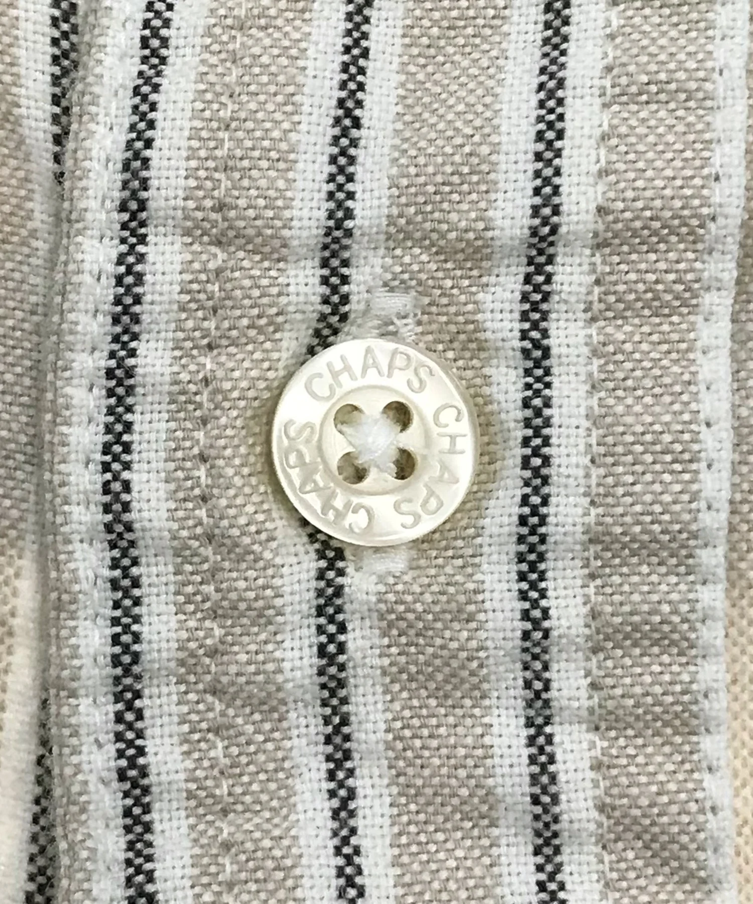 CHAPS ストライプ 長袖ブランドシャツ - Image 6