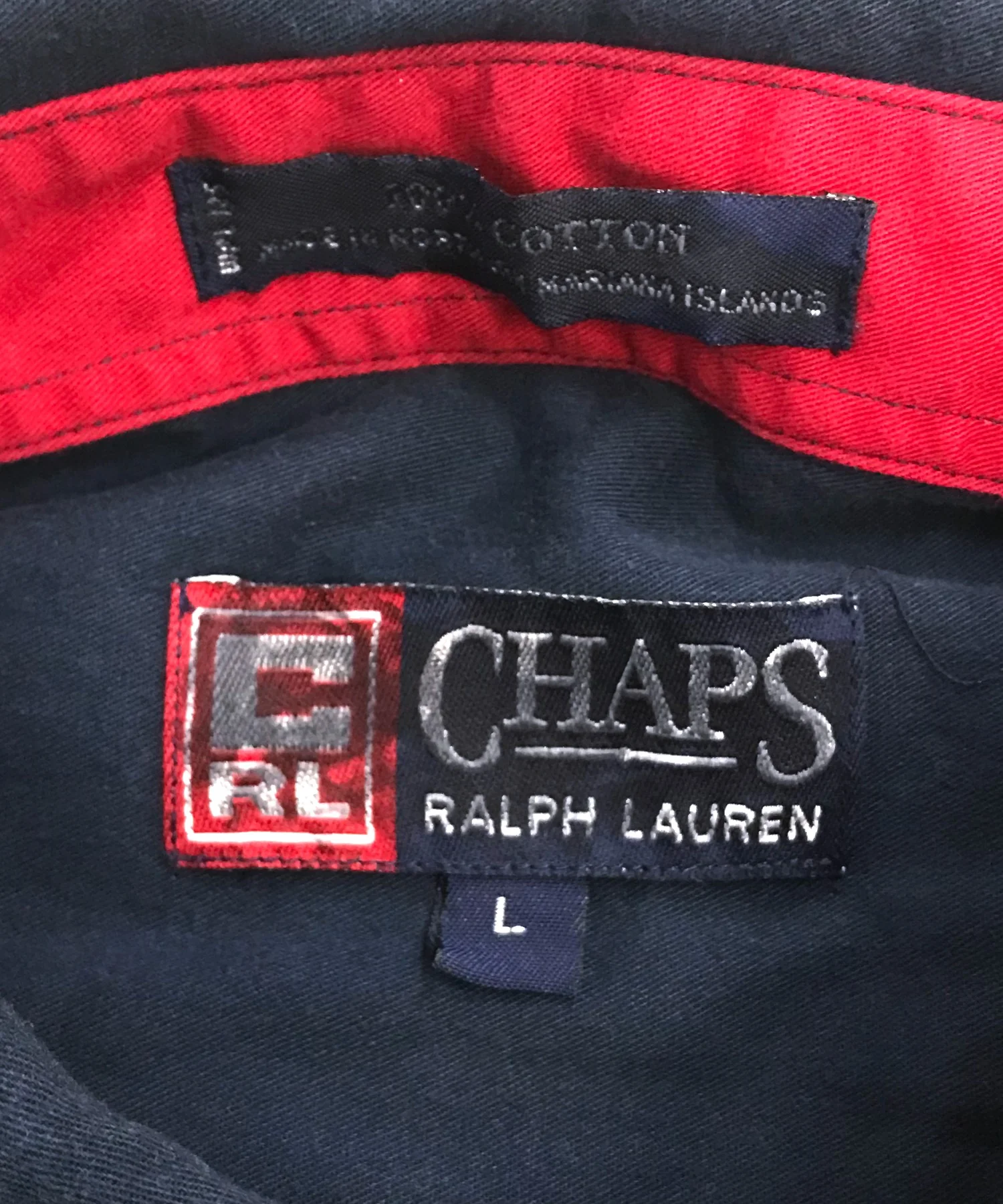 CHAPS 長袖ブランドシャツ - Image 3