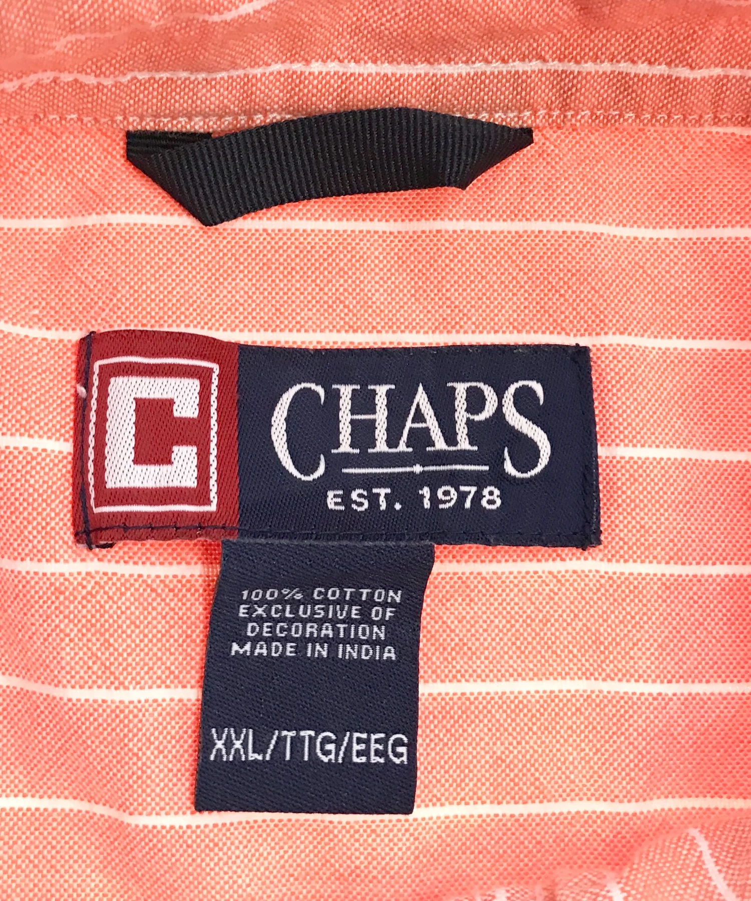 CHAPS ストライプ 長袖ブランドシャツ - Image 3