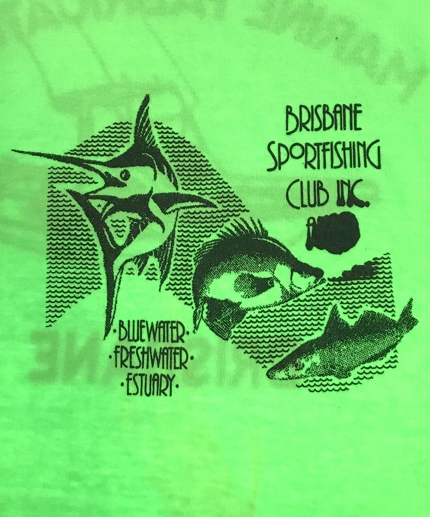 BRISBANE SPORTFISHING CLUB 90STシャツ - Image 7