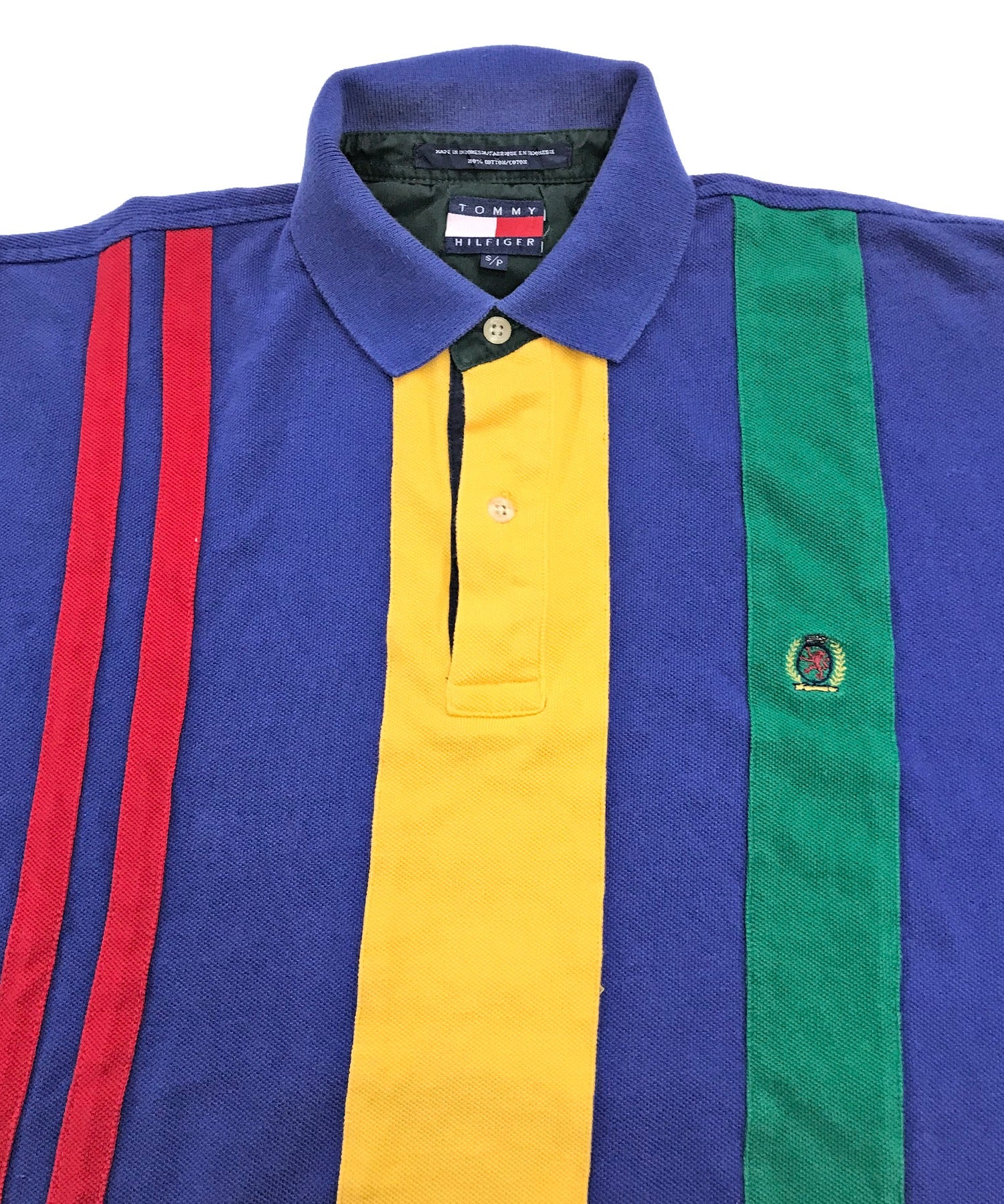 TOMMY ストライプ ポロシャツ - Image 4