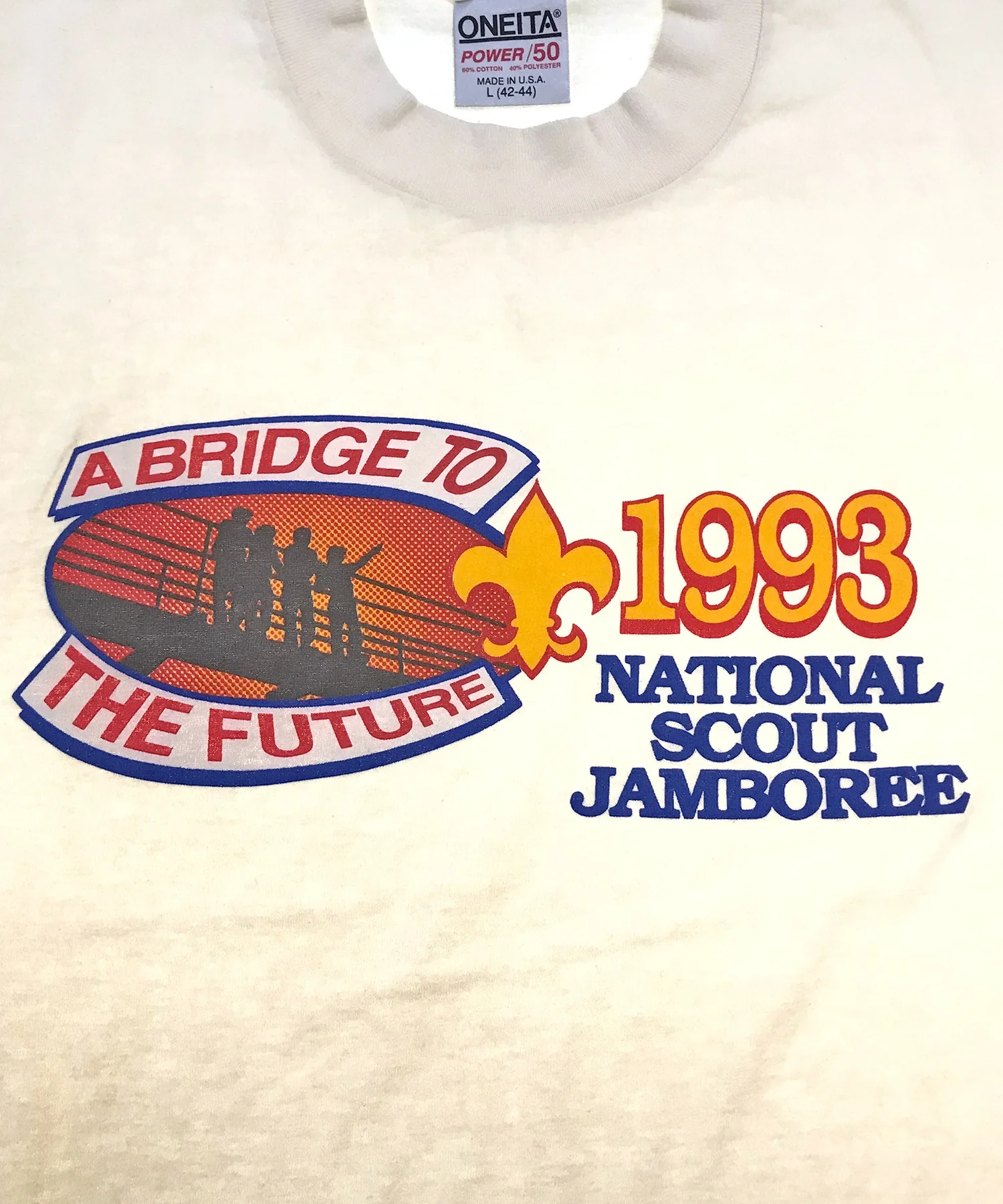 NATIONAL SCOUT JAMBOREE 90STシャツ A BRIDGE TO THE FUTURE - Image 4
