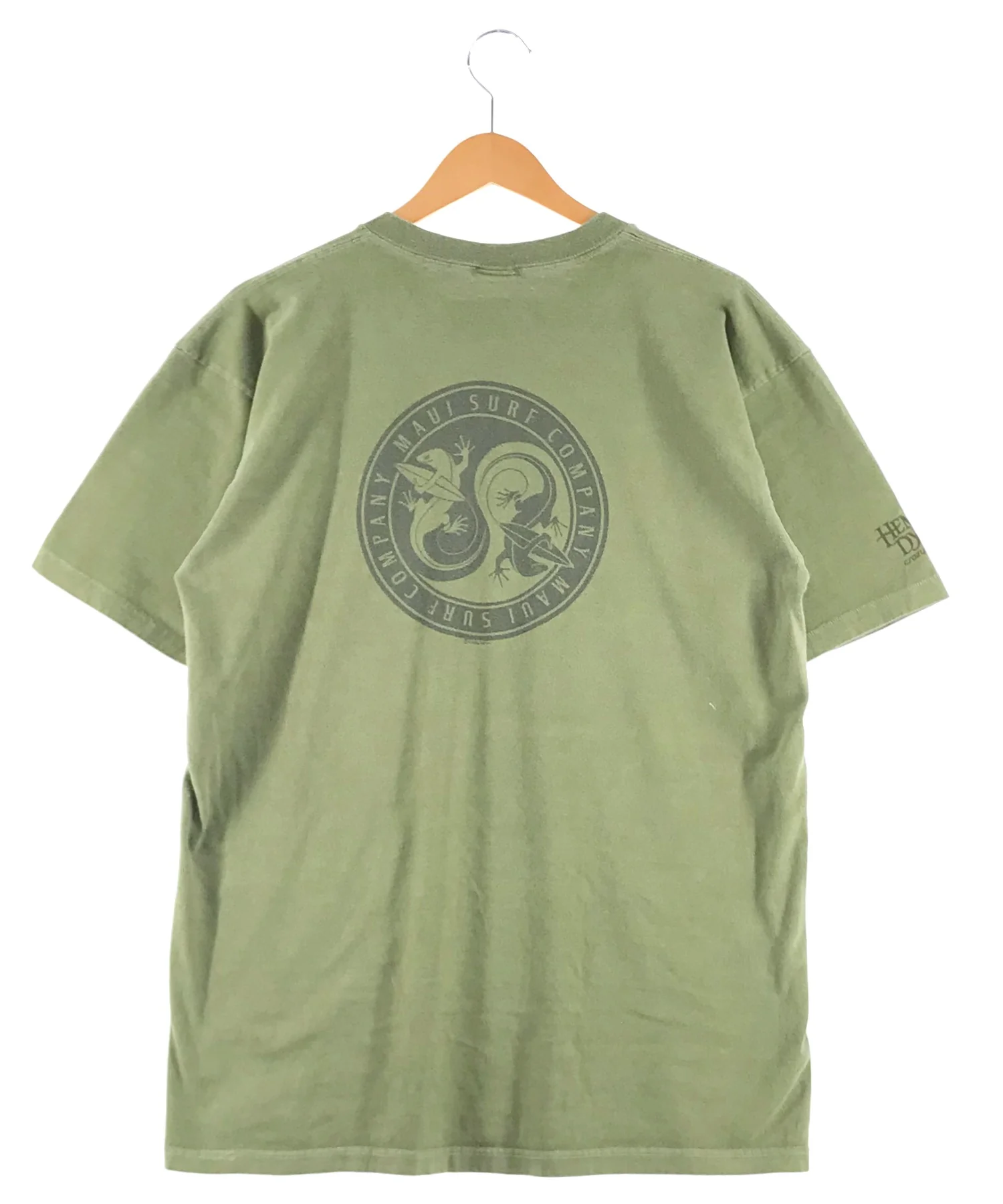 MAUI SURF COMPANY 90STシャツ HEMP DYED crazy shirts - Image 3