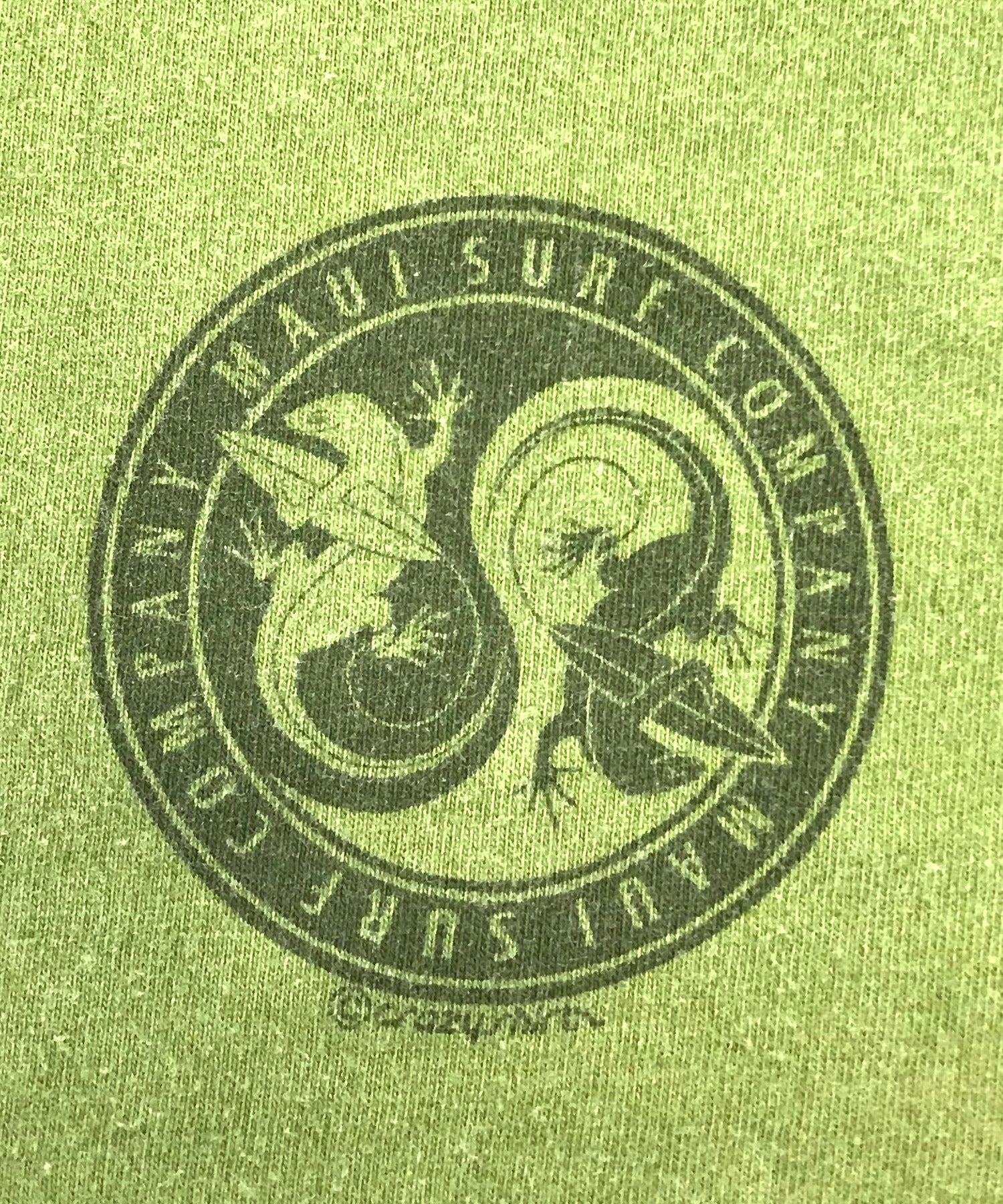 MAUI SURF COMPANY 90STシャツ HEMP DYED crazy shirts - Image 6