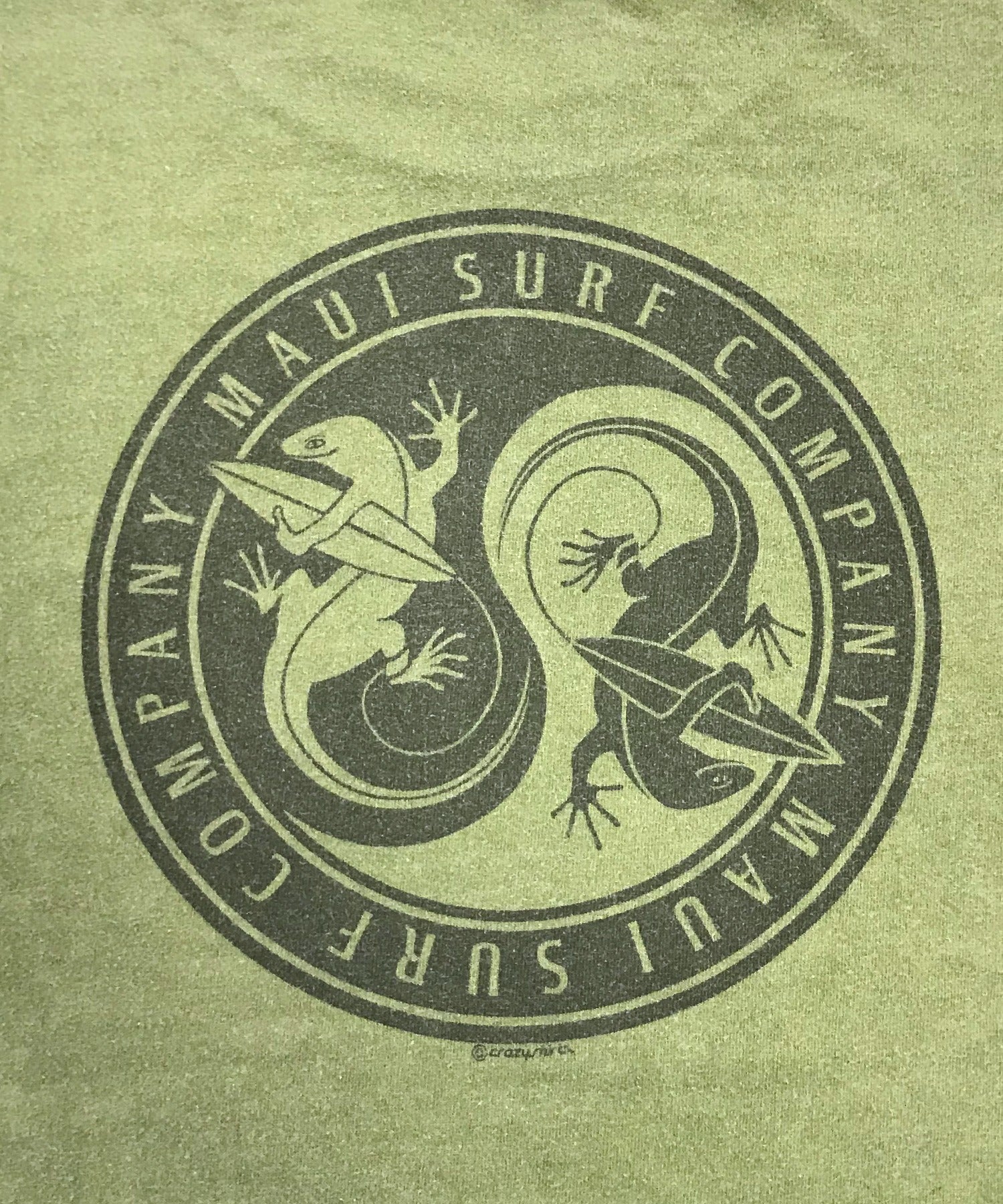 MAUI SURF COMPANY 90STシャツ HEMP DYED crazy shirts - Image 7