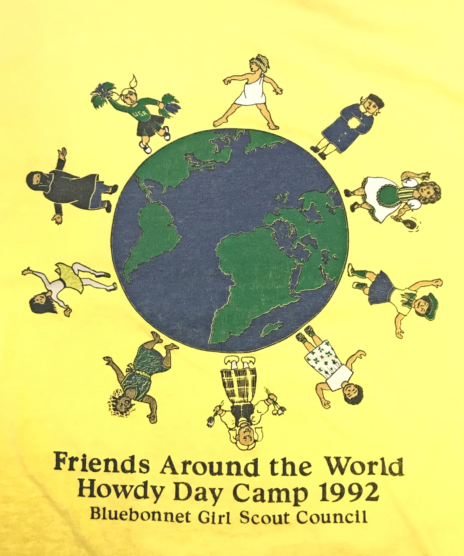 Friends Around the world 90STシャツ - Image 6