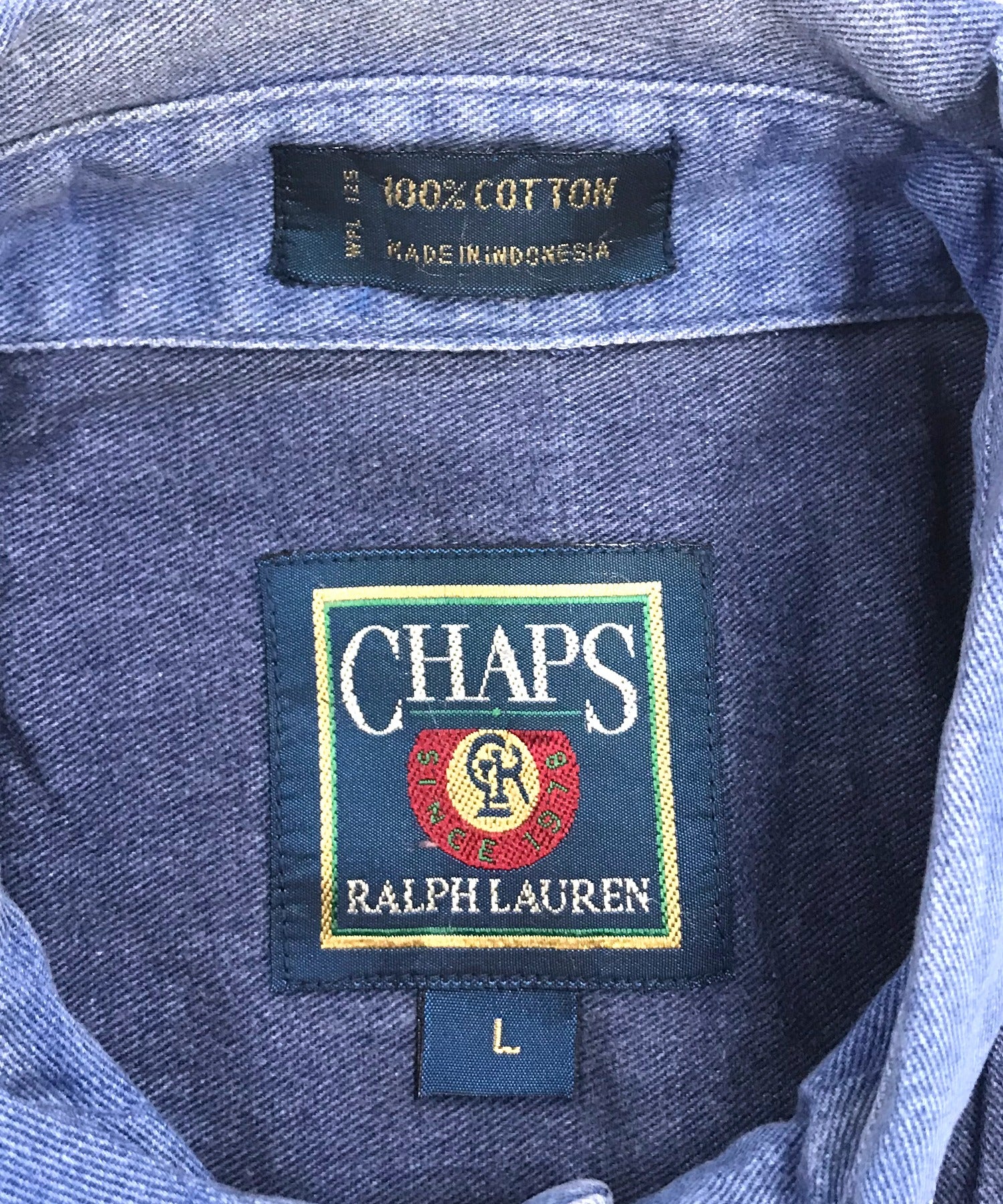 CHAPS ストライプ 半袖ブランドシャツ - Image 3