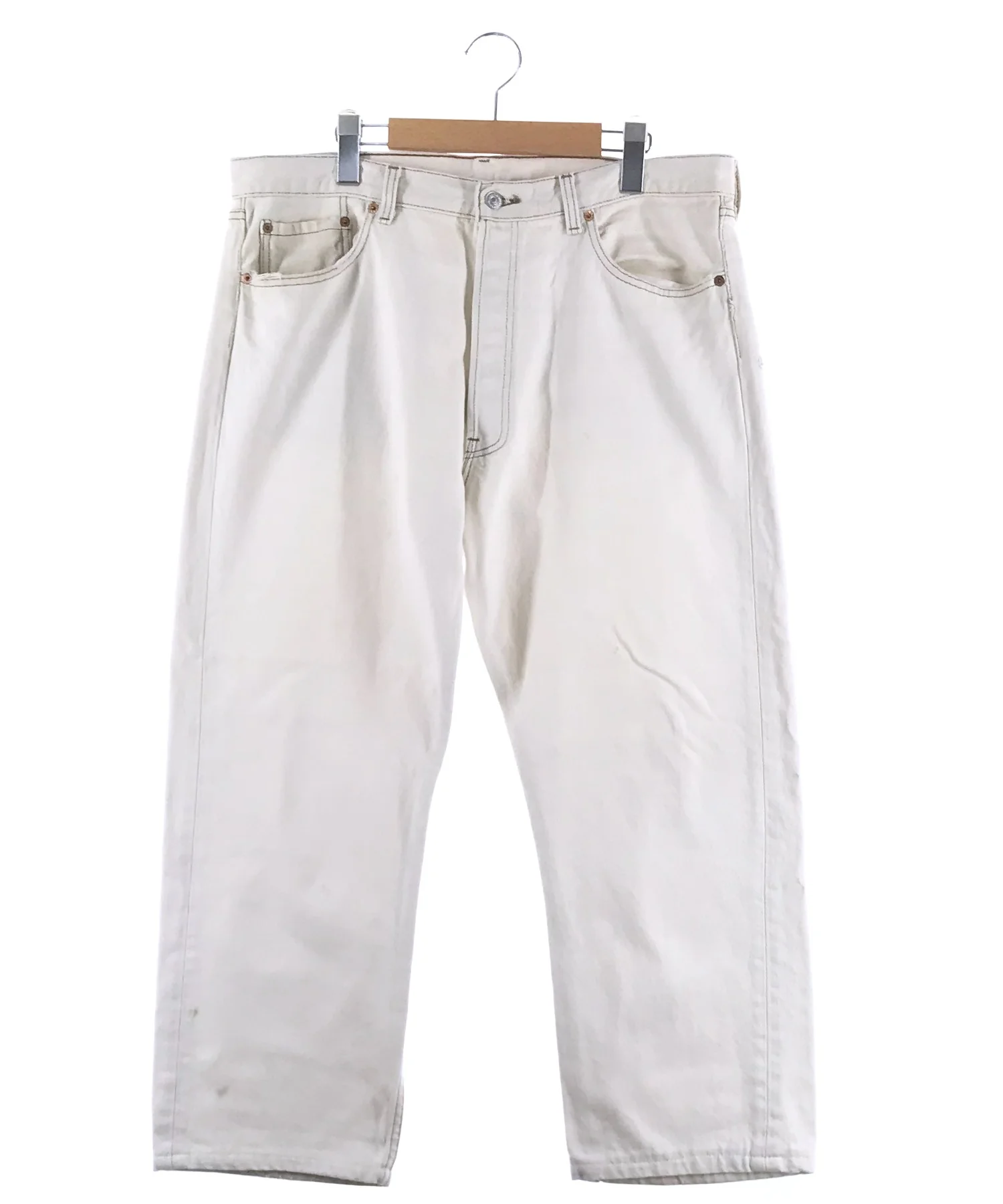Levi's 501 ホワイトデニム W38 x L32