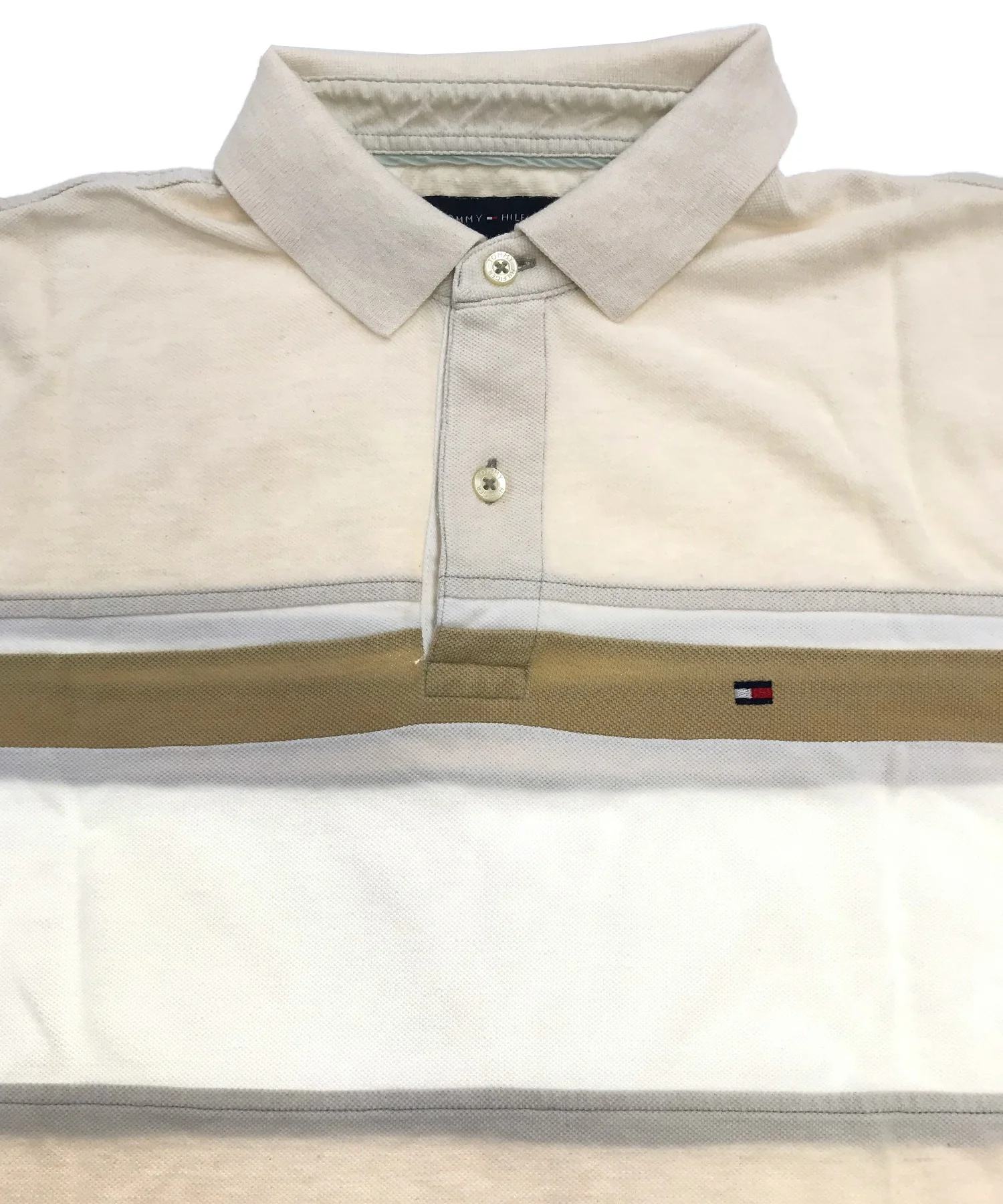 TOMMY リメイクショート ボーダーポロシャツ - Image 4