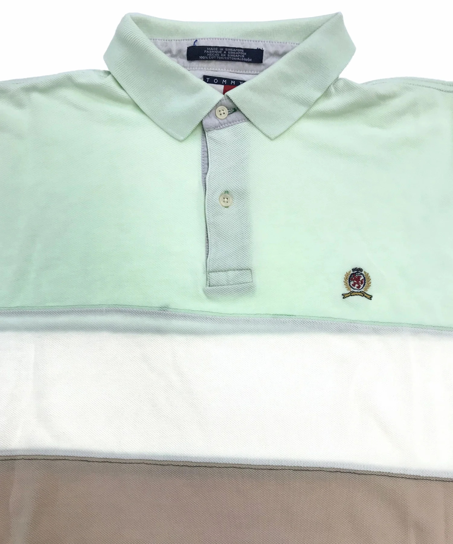 TOMMY リメイクショート ボーダーポロシャツ - Image 5