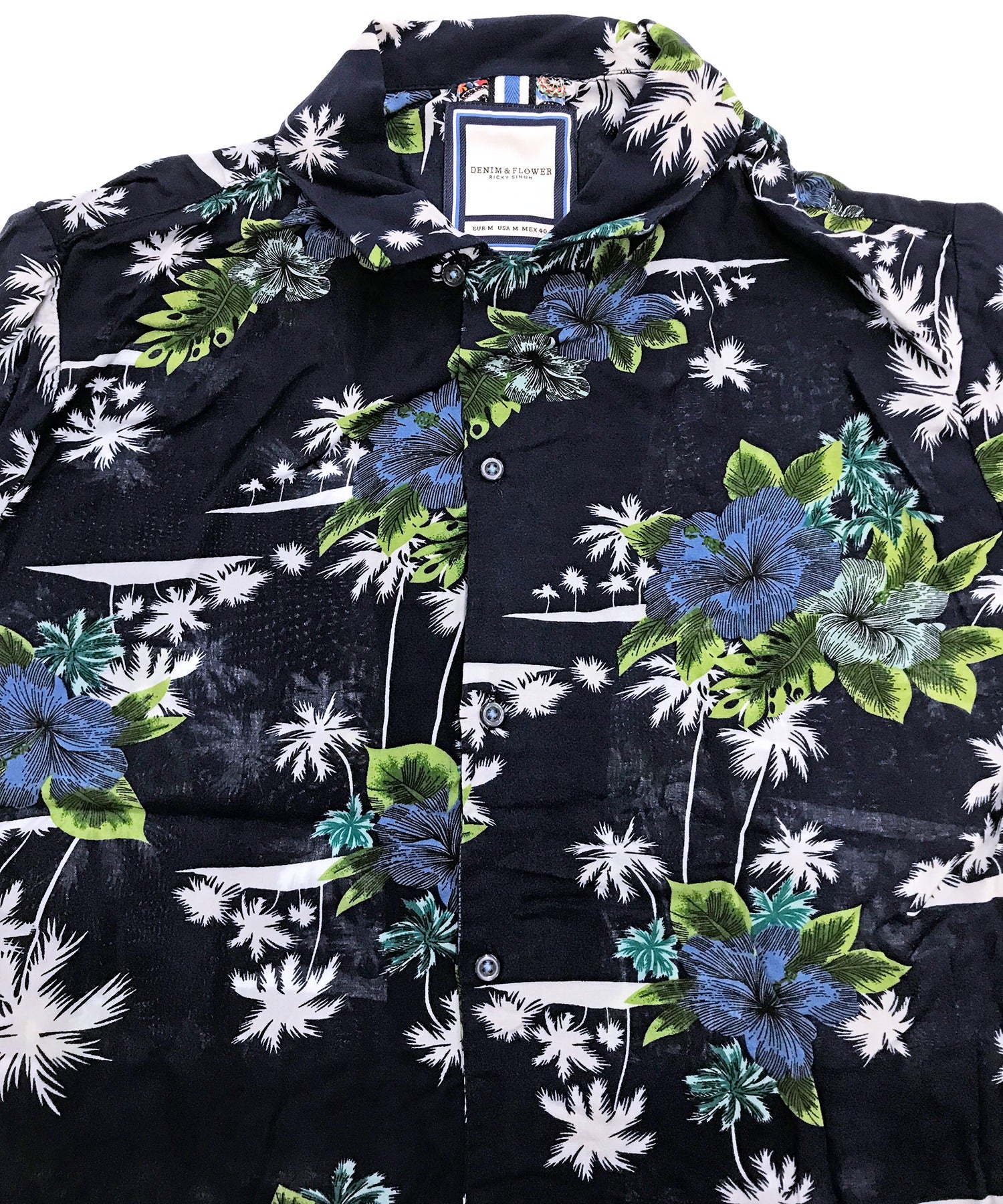 DENIM & FLOWER 半袖柄シャツ RICKY SINGH - Image 5