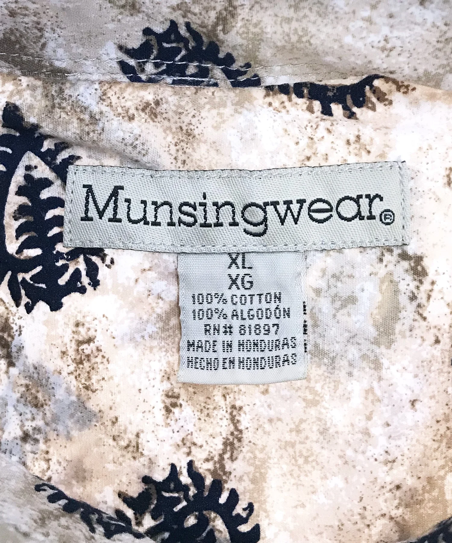 Munsingwear 半袖柄シャツ - Image 3