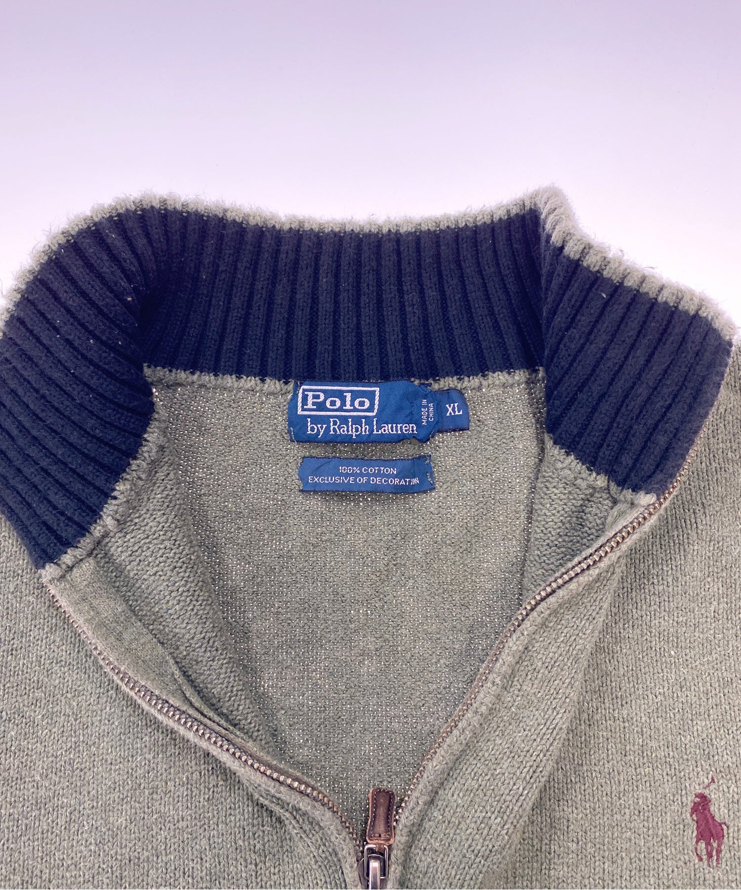 Ralph LaurenブランドハーフZIPニット - Image 5