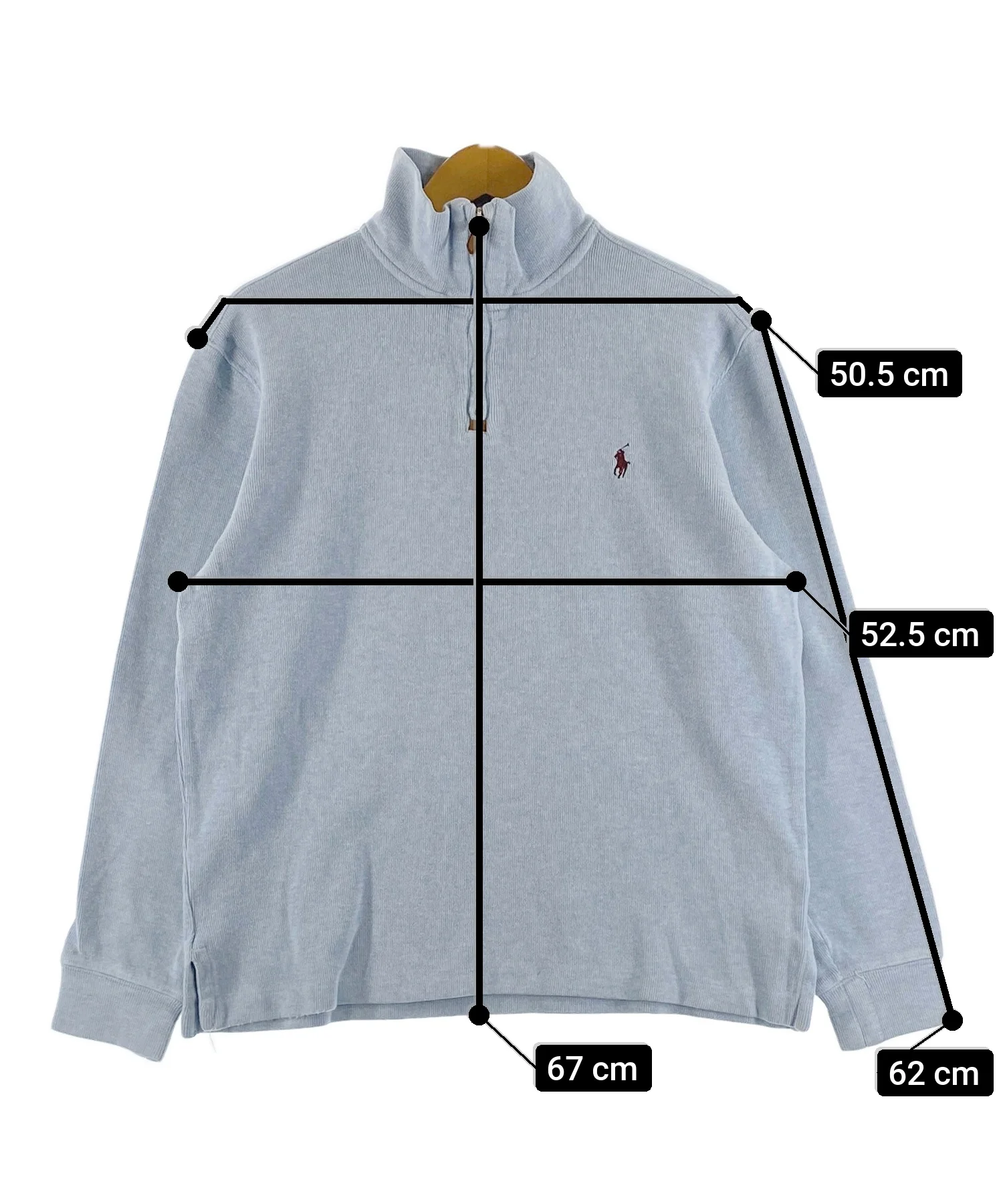 Ralph LaurenブランドハーフZIPニット - Image 7